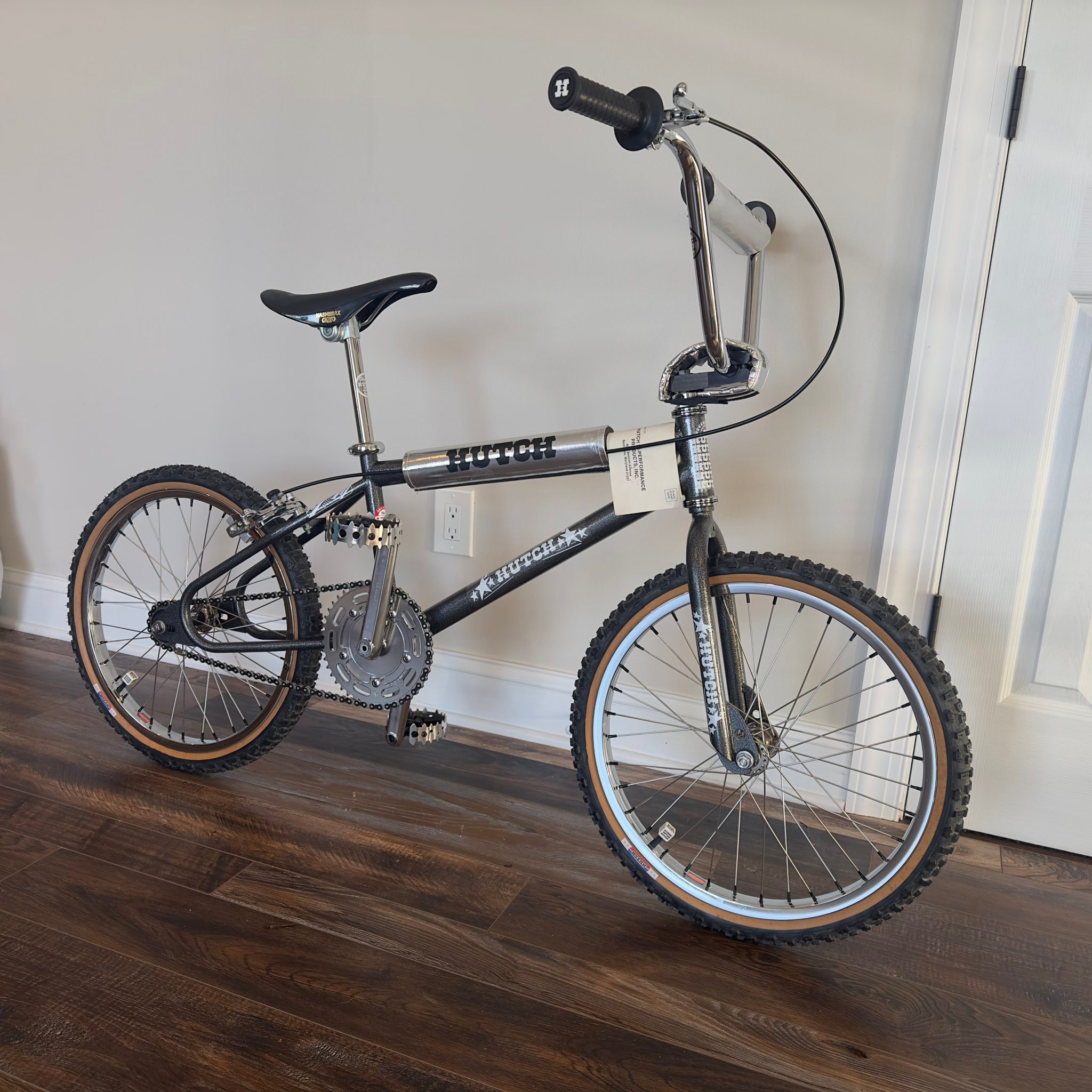 Restored Hutch BMX bike with 80s NOS parts