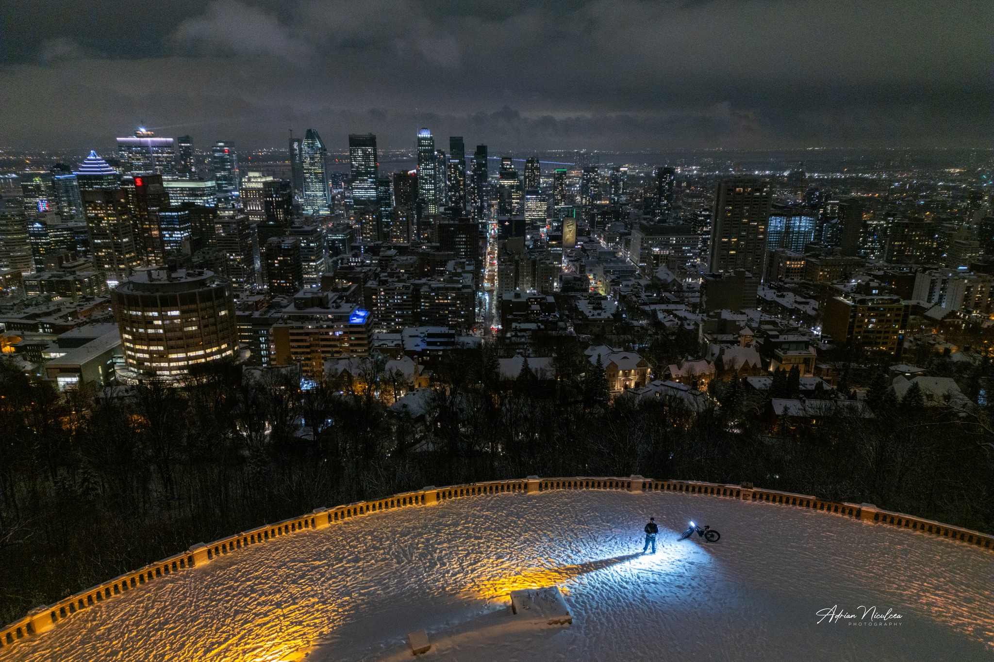 Montreal Then and Now | Montreal from Belvedere Kondiaronk ... - Montreal Then And Now
