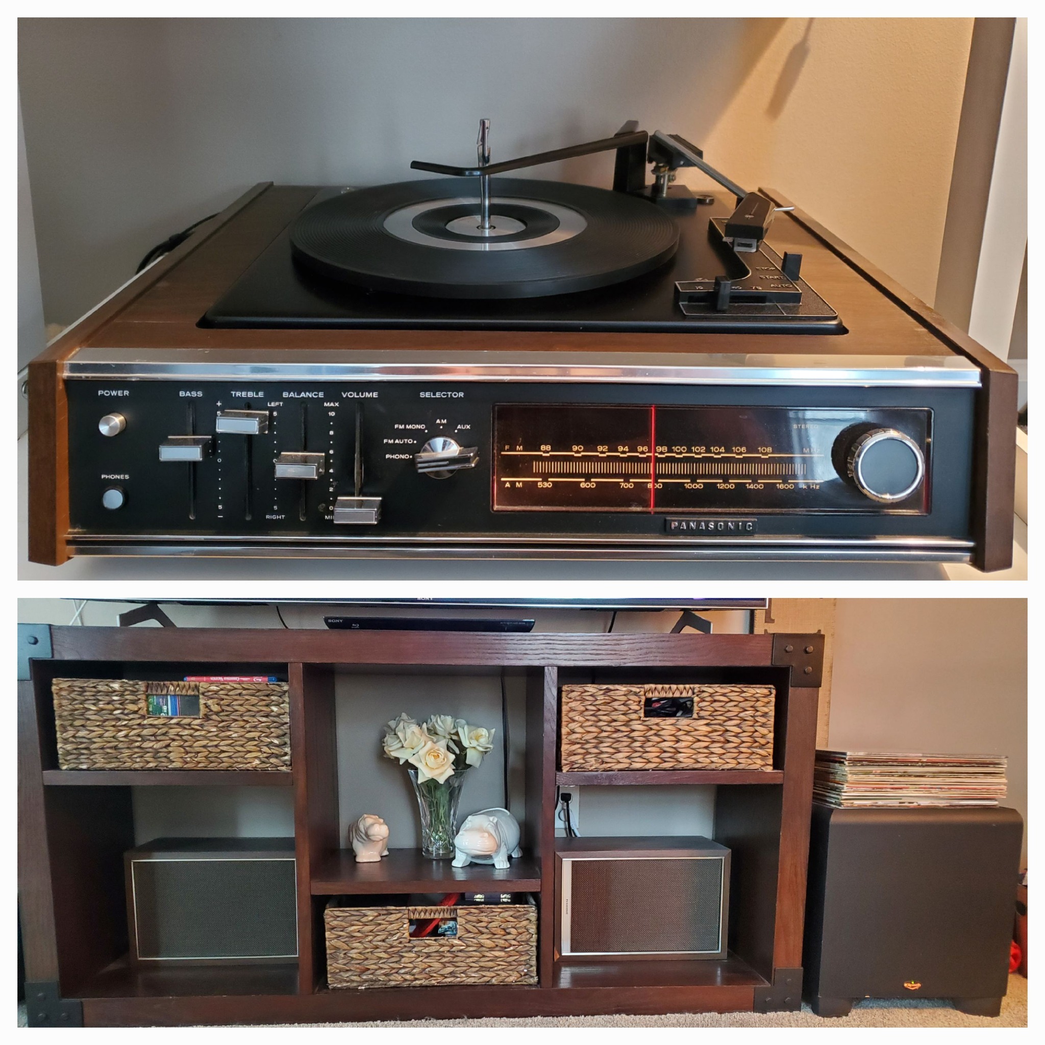 Panasonic SB-D70 Hi-Fi stereo speaker system.😱