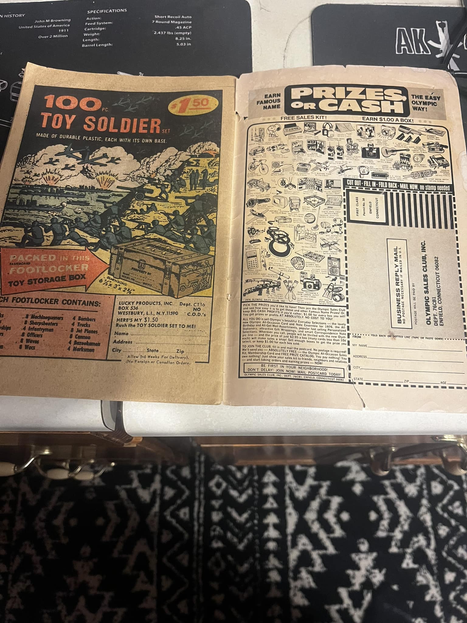 How about these comic book ads