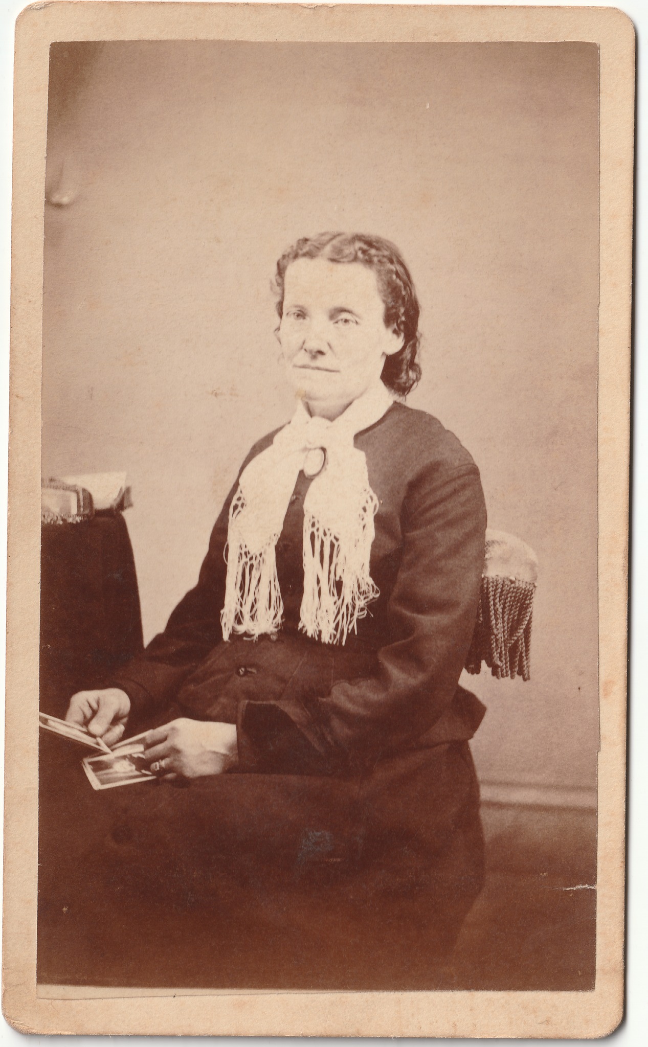 Tirage Albuminé Vintage Limoges - Photo Officier à Cheval, Circa 1865, Format 6,5x10,5 Cm