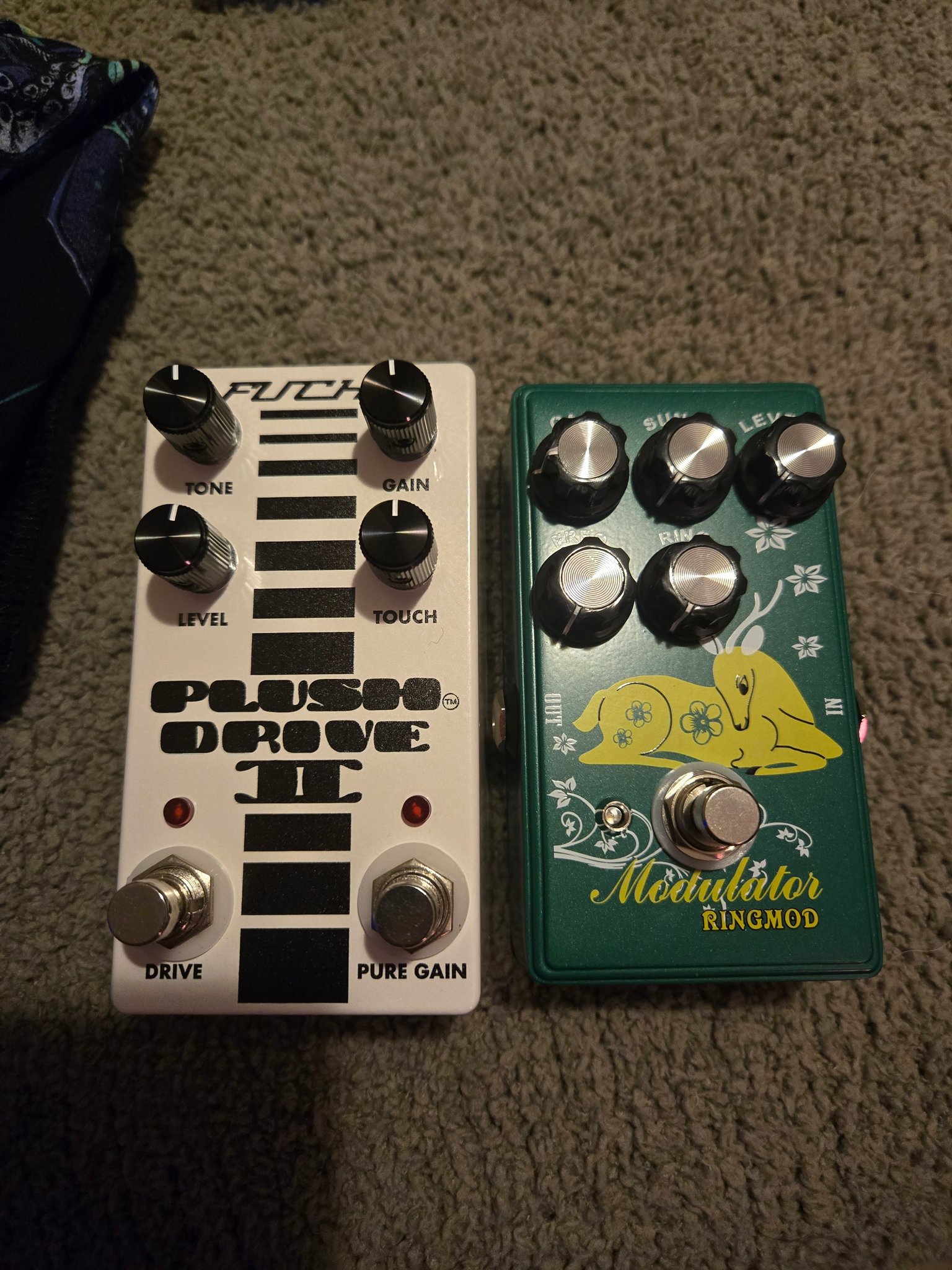 Fuchs plush drive and gonkulator clone pedals