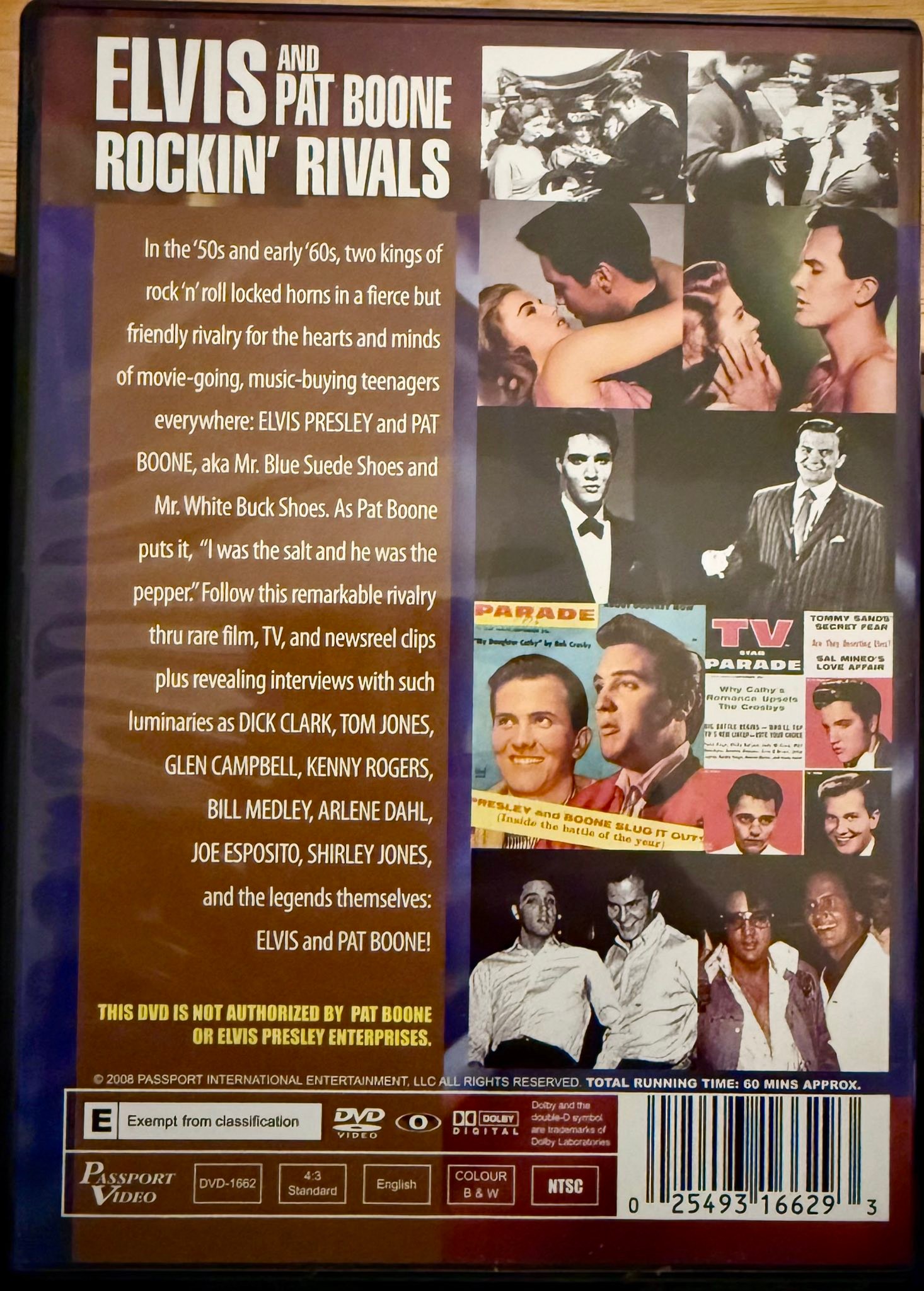 Elvis & Pat Boone: Rockin Rivals [DVD] Elvis & Pat Boone: Rockin