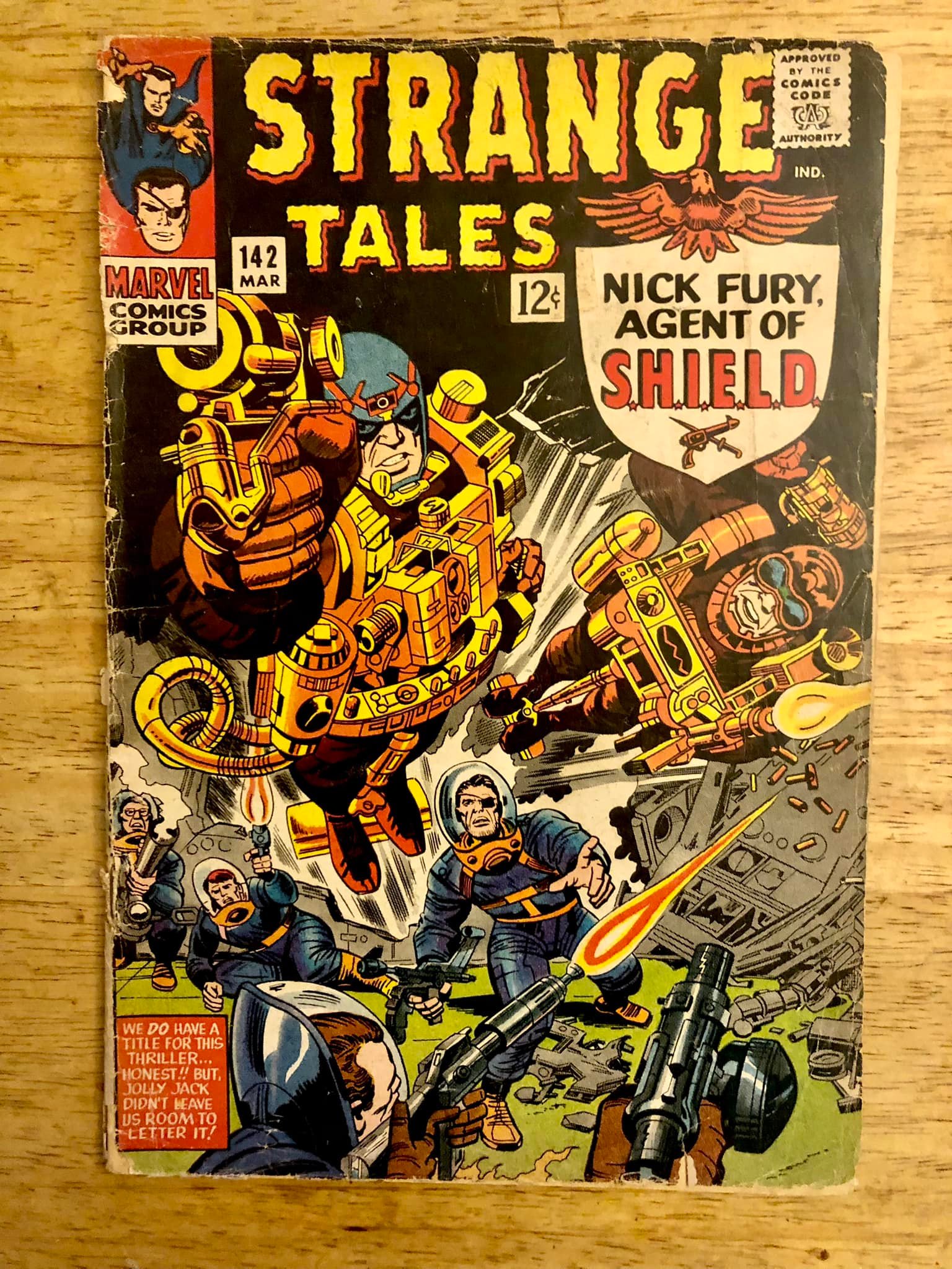 Nick Fury and Dr. Strange in Marvel's Strange Tales #142