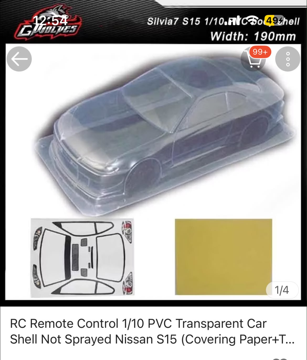 Will a Silvia S15 shell fit on a Tamiya TT-02 with a torque tuned