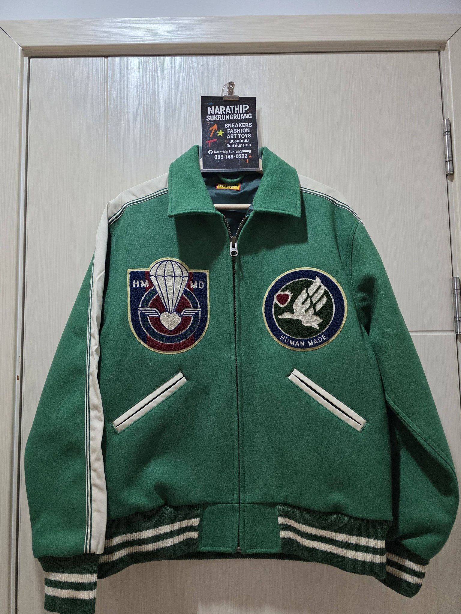 HUMAN MADE ? MILITARY JACKET ✓พร้อมส่ง XLอก 48-49 MADE IN JAPAN 