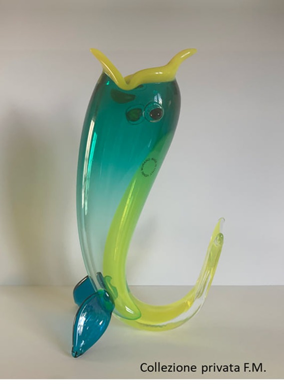 Fulvio Bianconi Venini fish vases