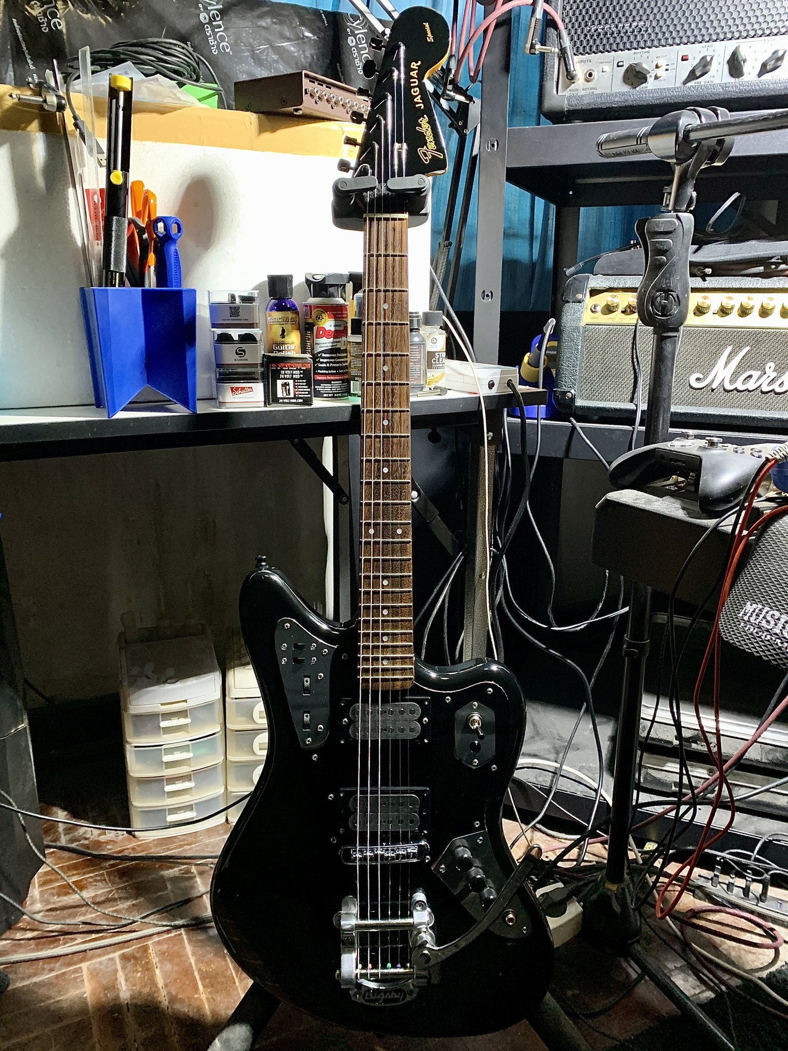 Modified Fender Jaguar HH Special Guitar
