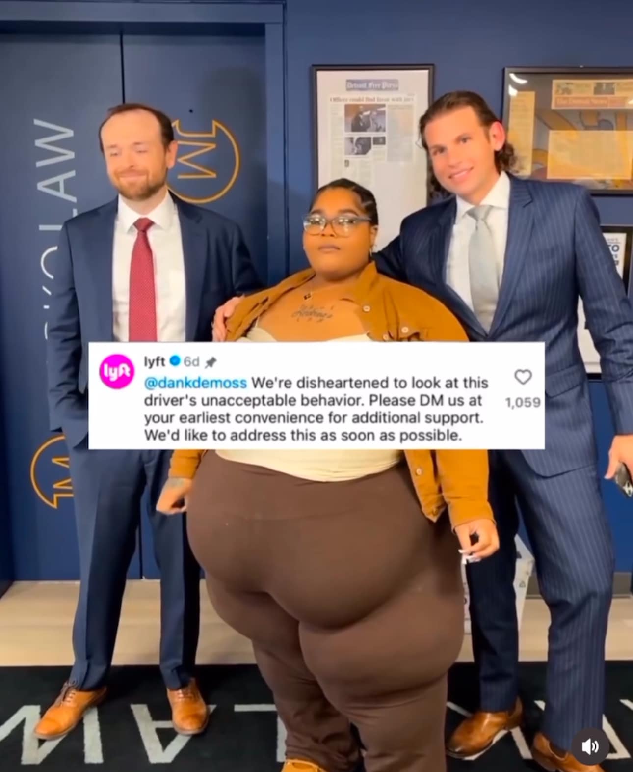 Her Lyft Driver said she wouldn't fit.. now there's a lawsuit