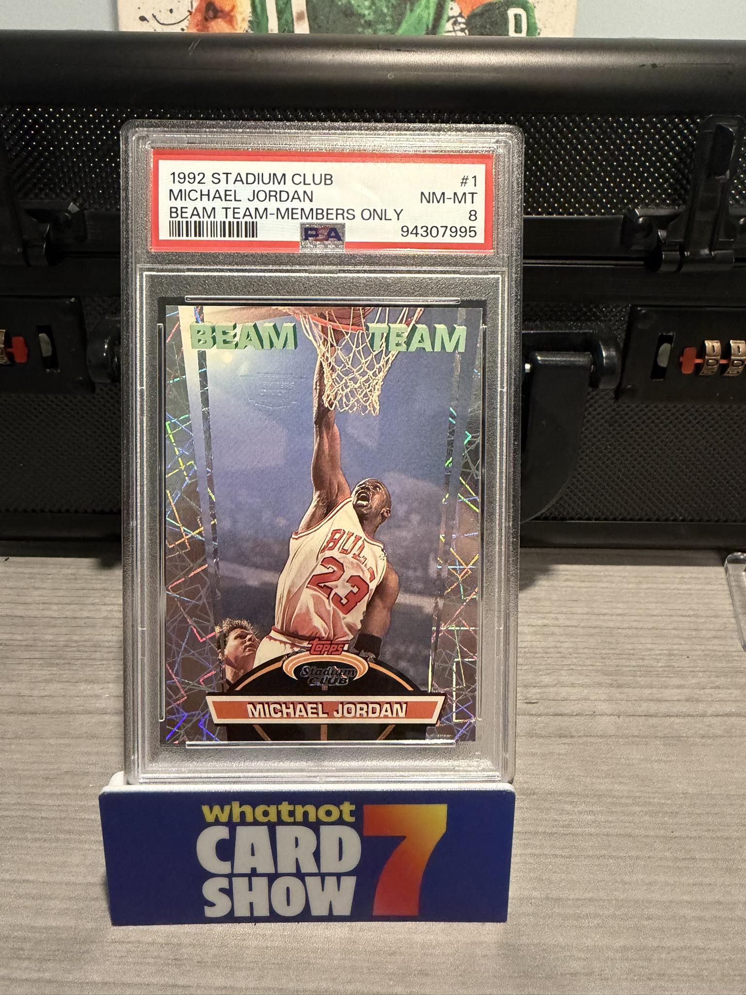 Pulling a Jordan beam team card