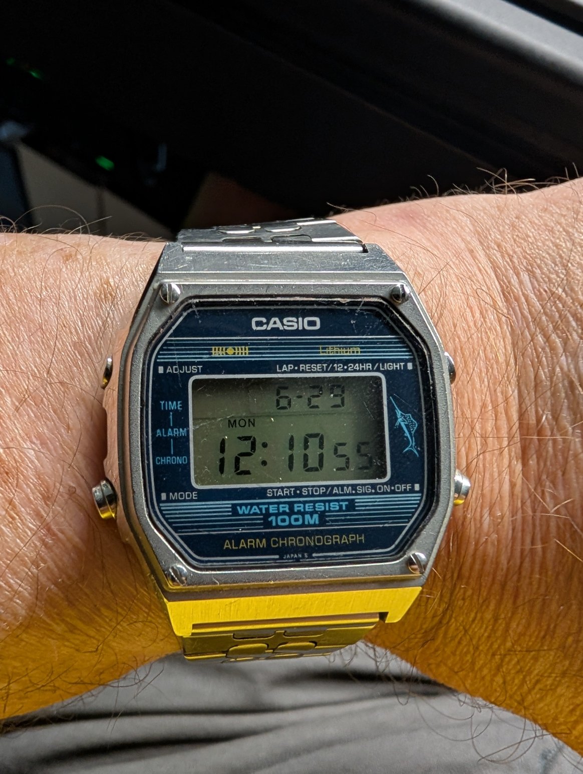 Casio Marlin W-350 watch features