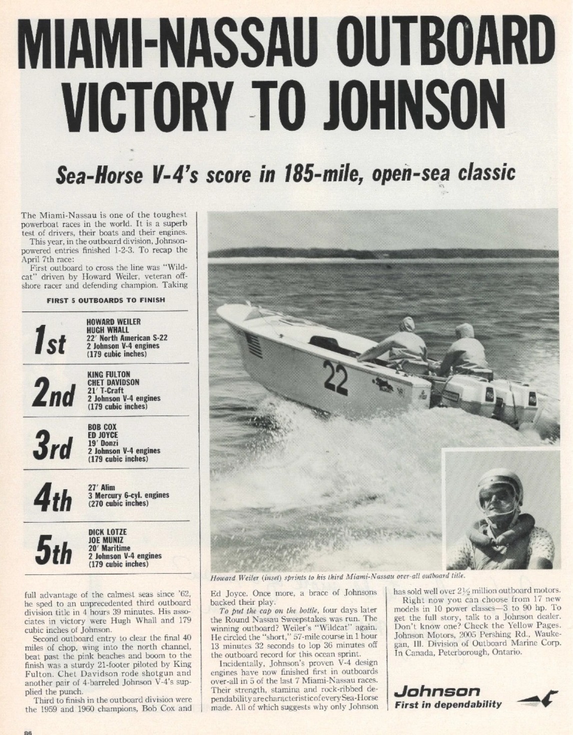 Evinrude - Johnson outboards. Facts, history, racing and OMC. | Thanks ...