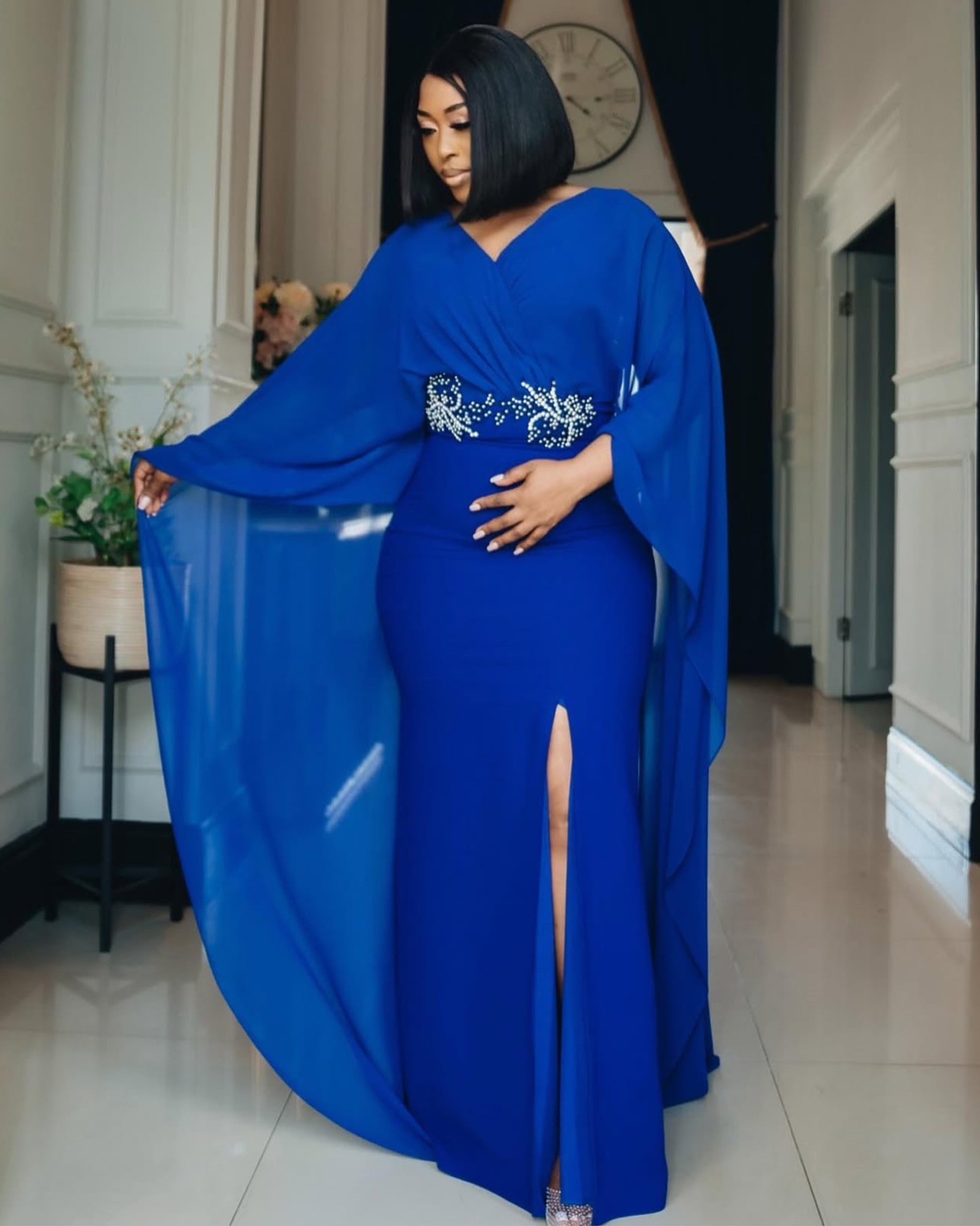 Pulane Machaba - Step into elegance with this blue beauty... | Facebook