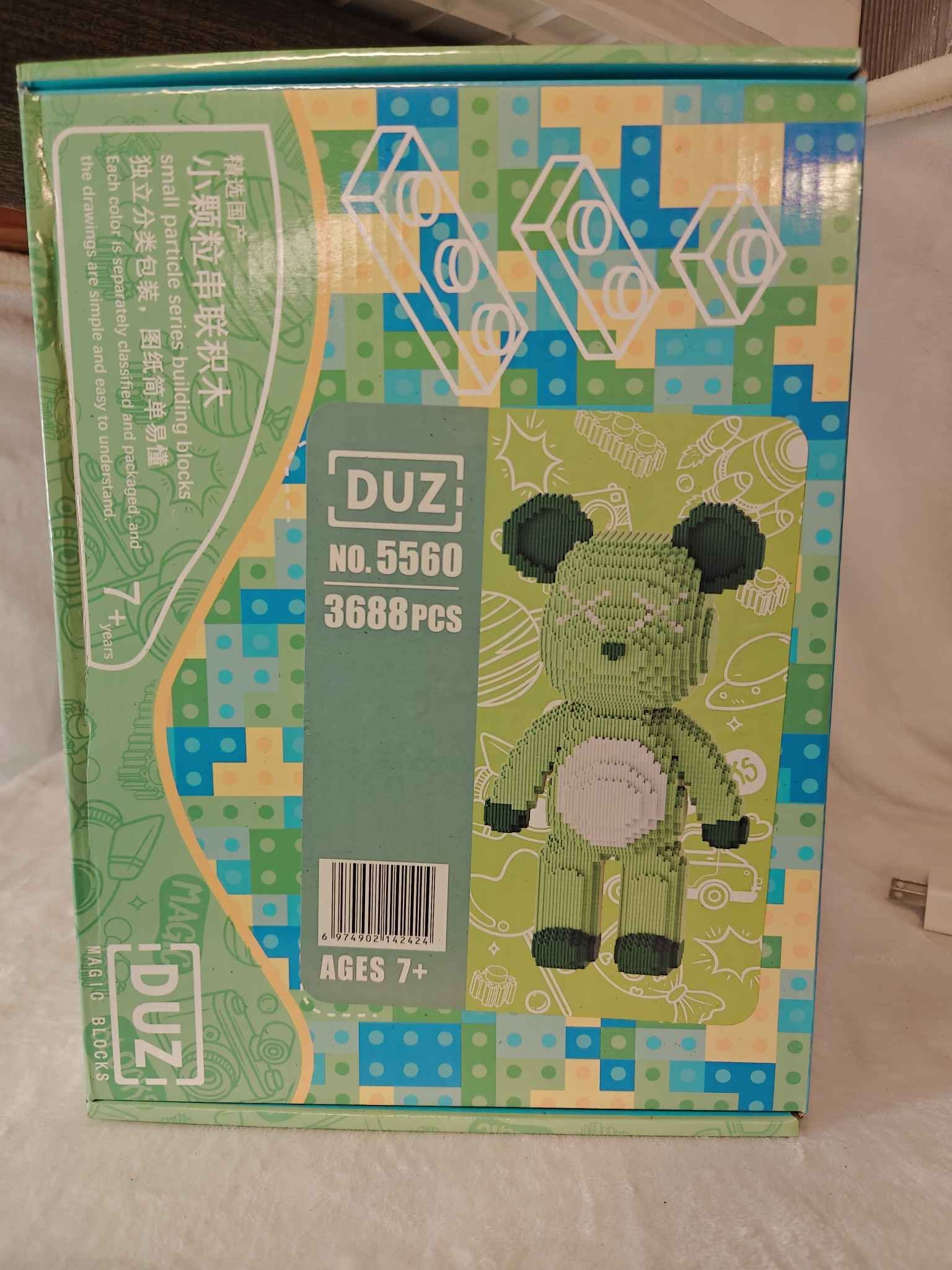 DUZ MAGIC BLOCKS No.5545 ベアフィギュア DUZ - bear blocks. Lego type 3-D bears you build on your own! 10