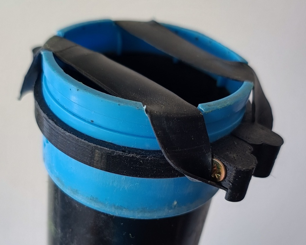 How to fix the pickup tube in a slinger?