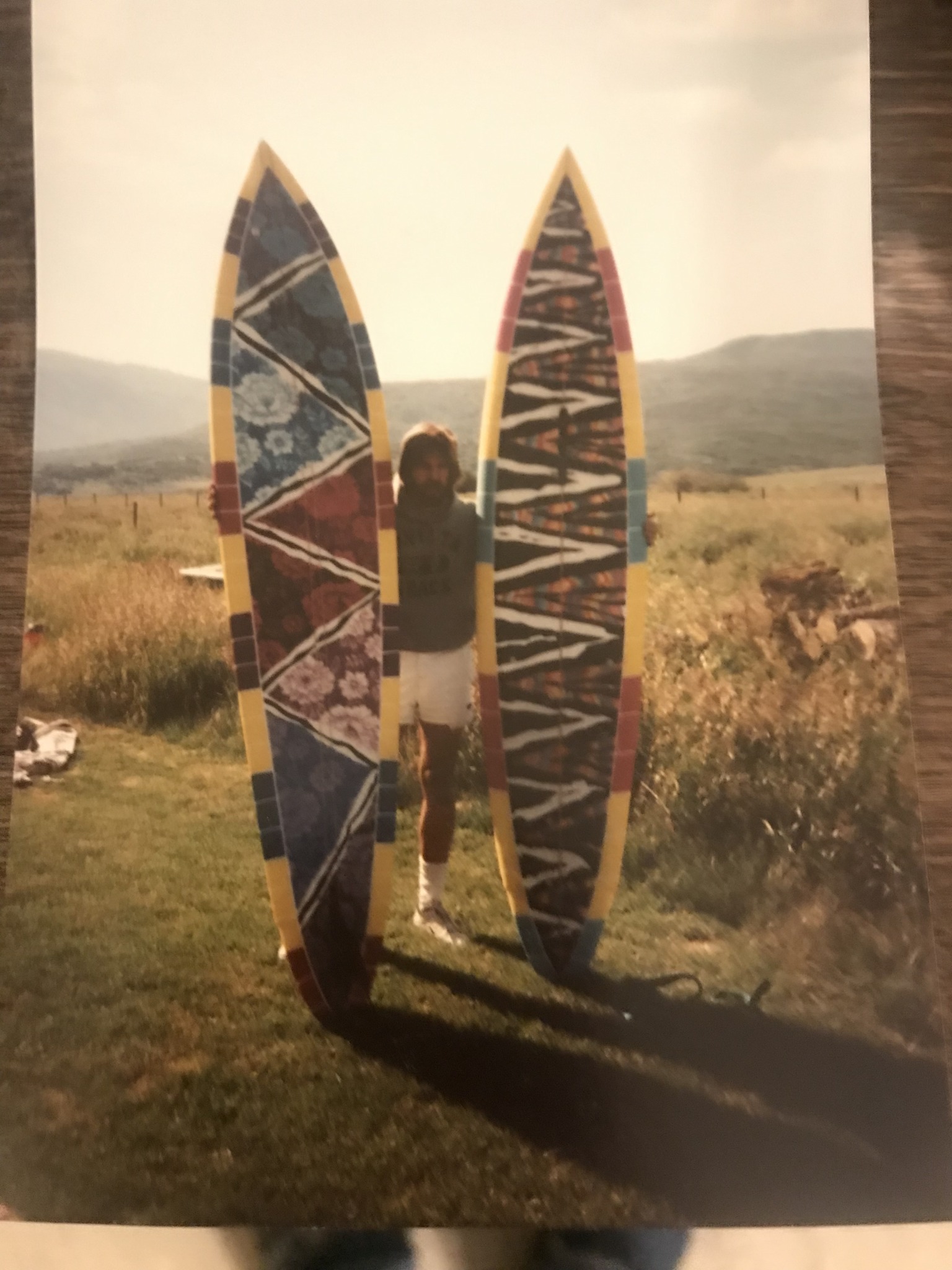 Early 1990s custom windsurf boards with Clark foam