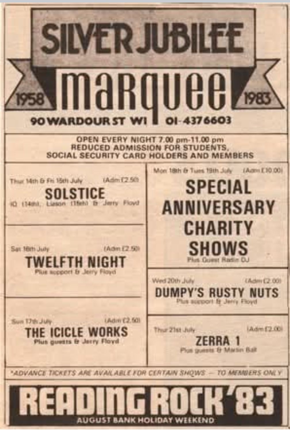 Man reunites at London's Marquee Club in 1983
