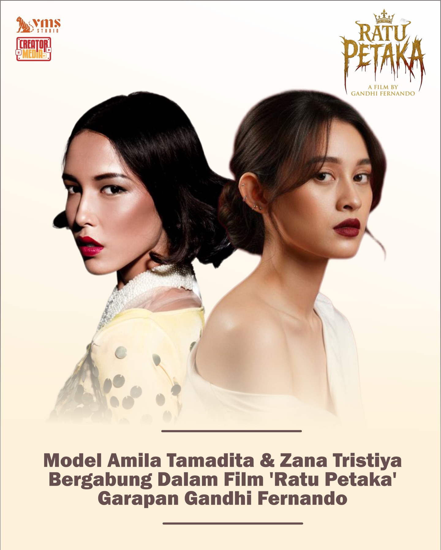 Gandhi - Dua wajah model dengan aura kuat kini resmi melangkah ke ...