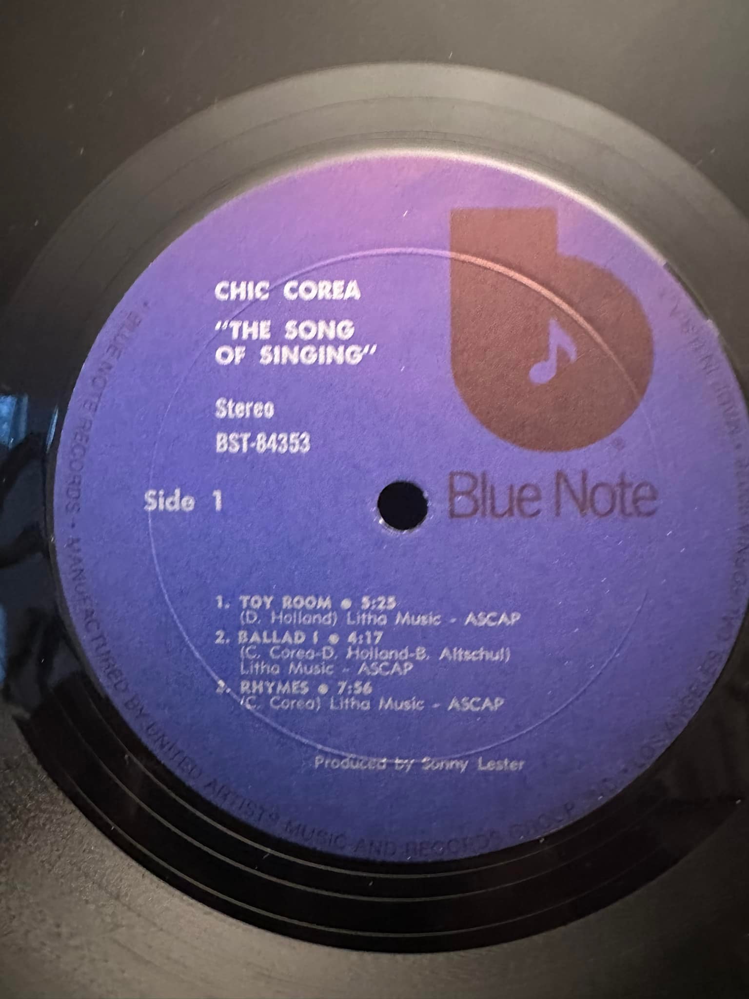 Chick Corea - The Song of Singing - Blue Note Records ??? 1971