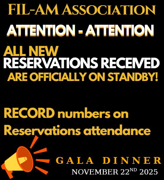 FIL-AM ASSOCIATION of the QCA | **Keeping everyone informed:** Based on ...