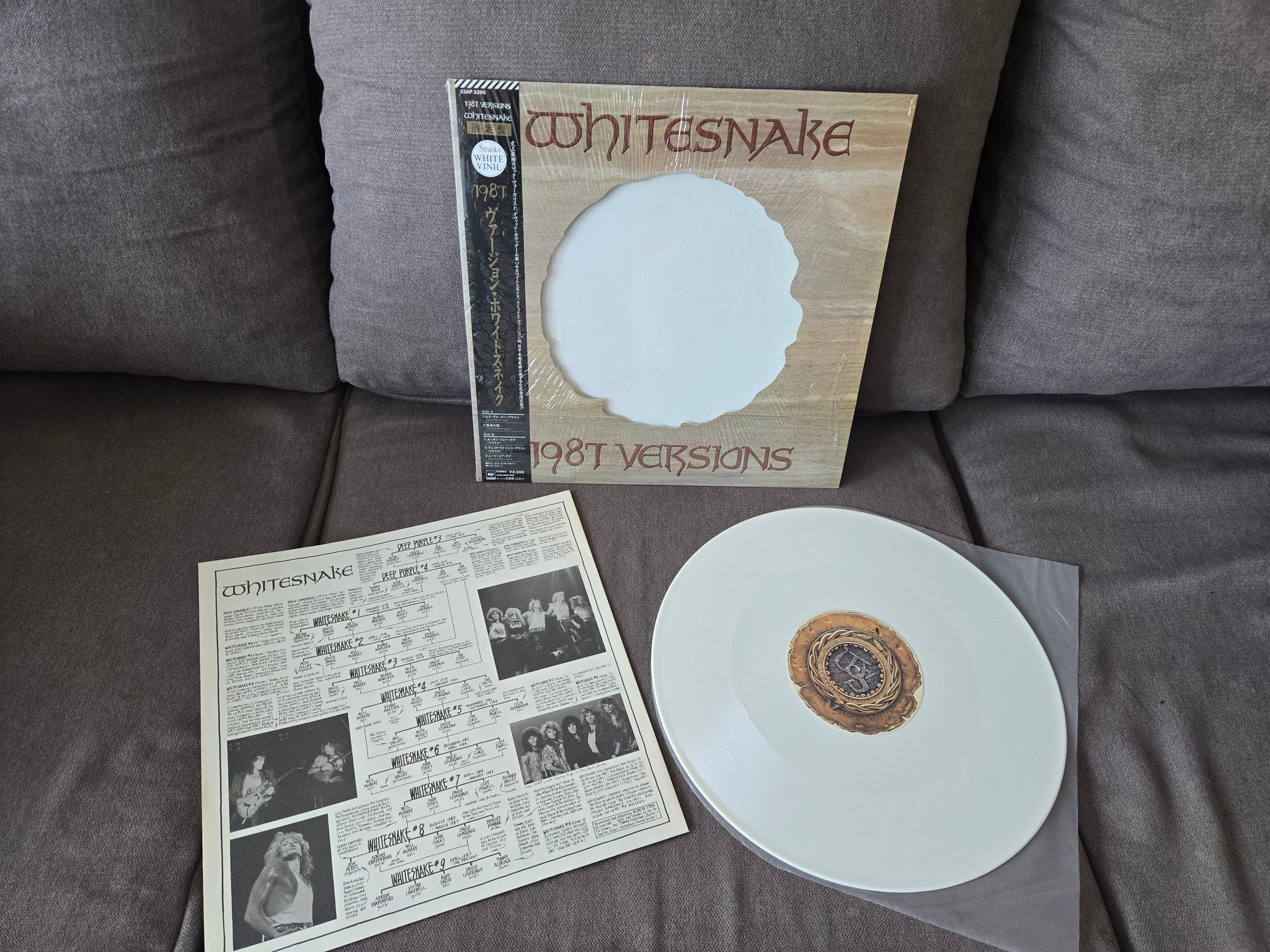 Whitesnake - 1987 Versions CBS/Sony 23AP 3390 Japan 1987