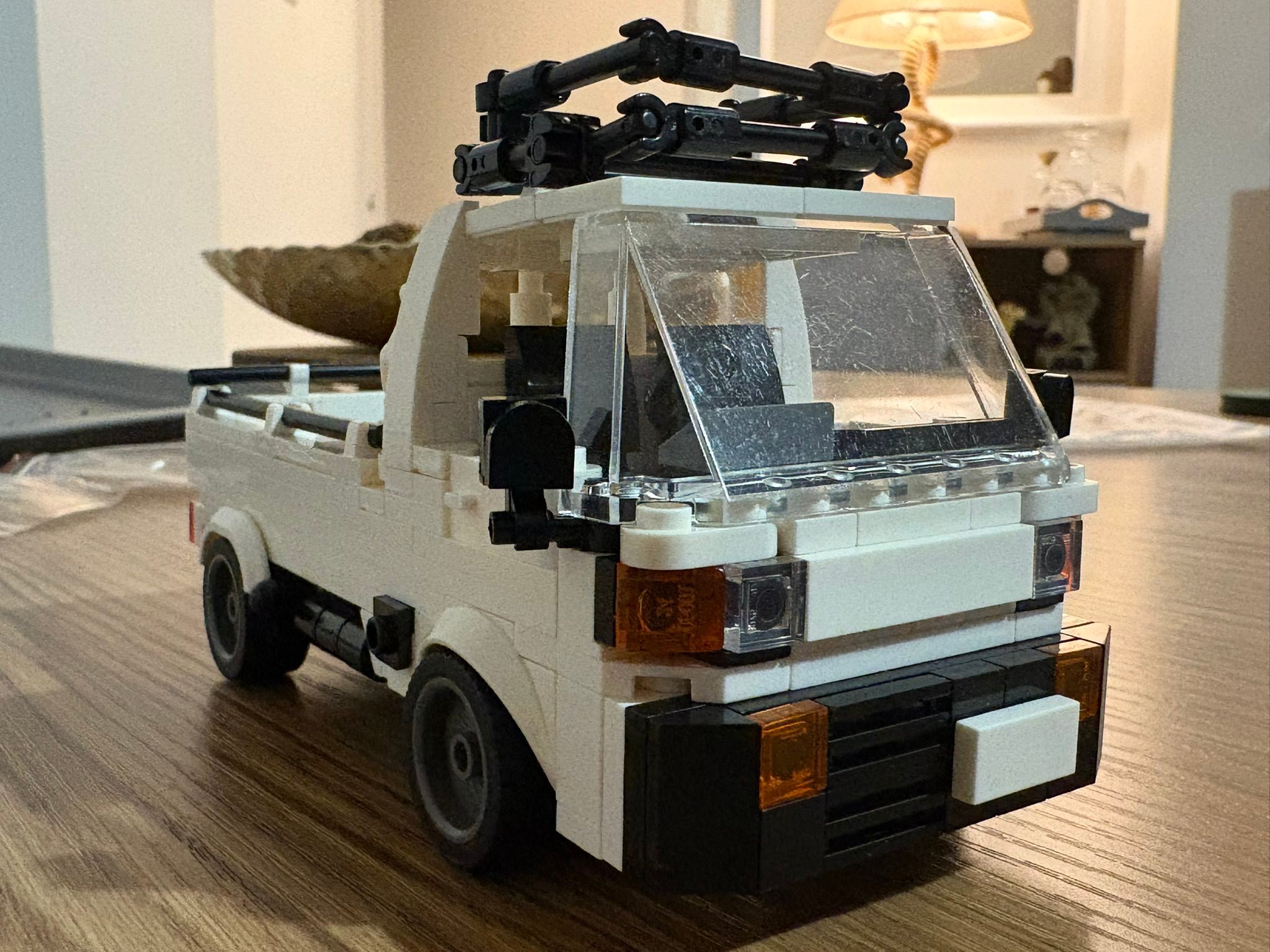 So this is the Honda ACTY Japanese Kei truck MOC kit, took about 3