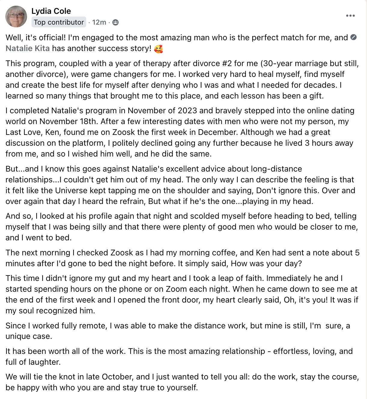 Natalie Kita Love Coach updated... Natalie Kita Love Coach