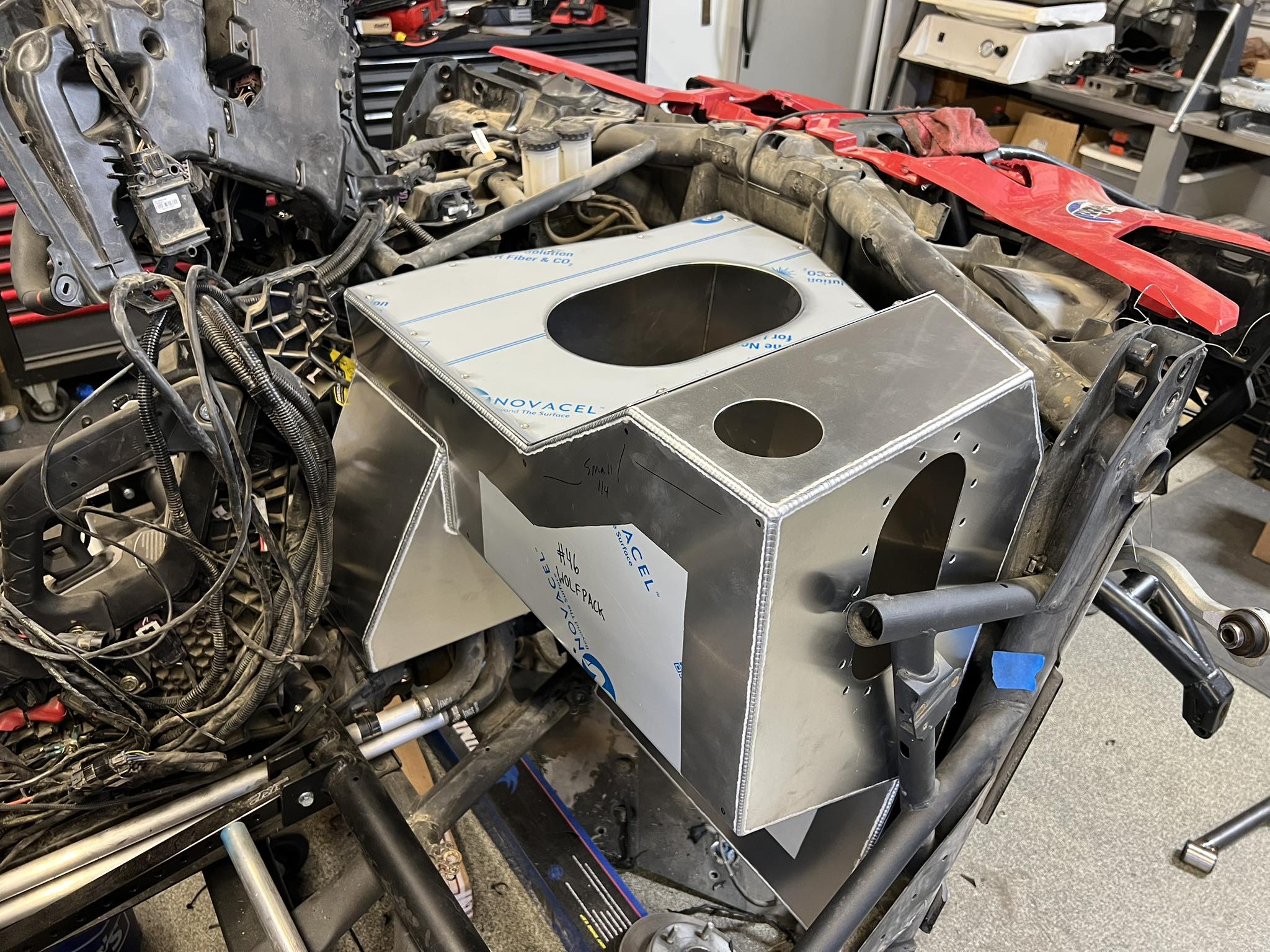 Can-Am Maverick R Life | The front tank is fitted and ready to get ...