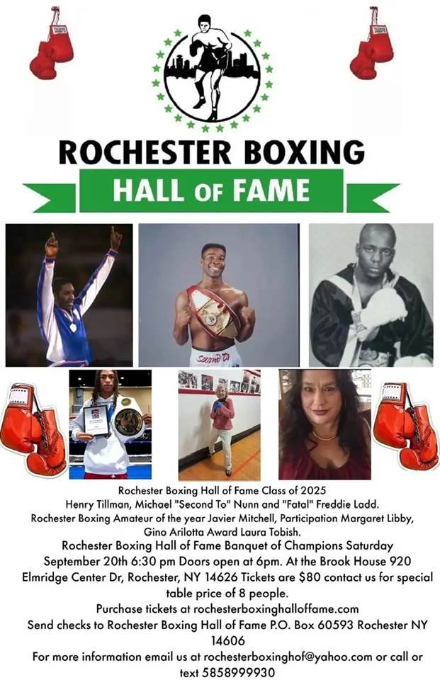 Aaron - The World Boxing Review The Rochester Boxing Hall of Fame Class ...