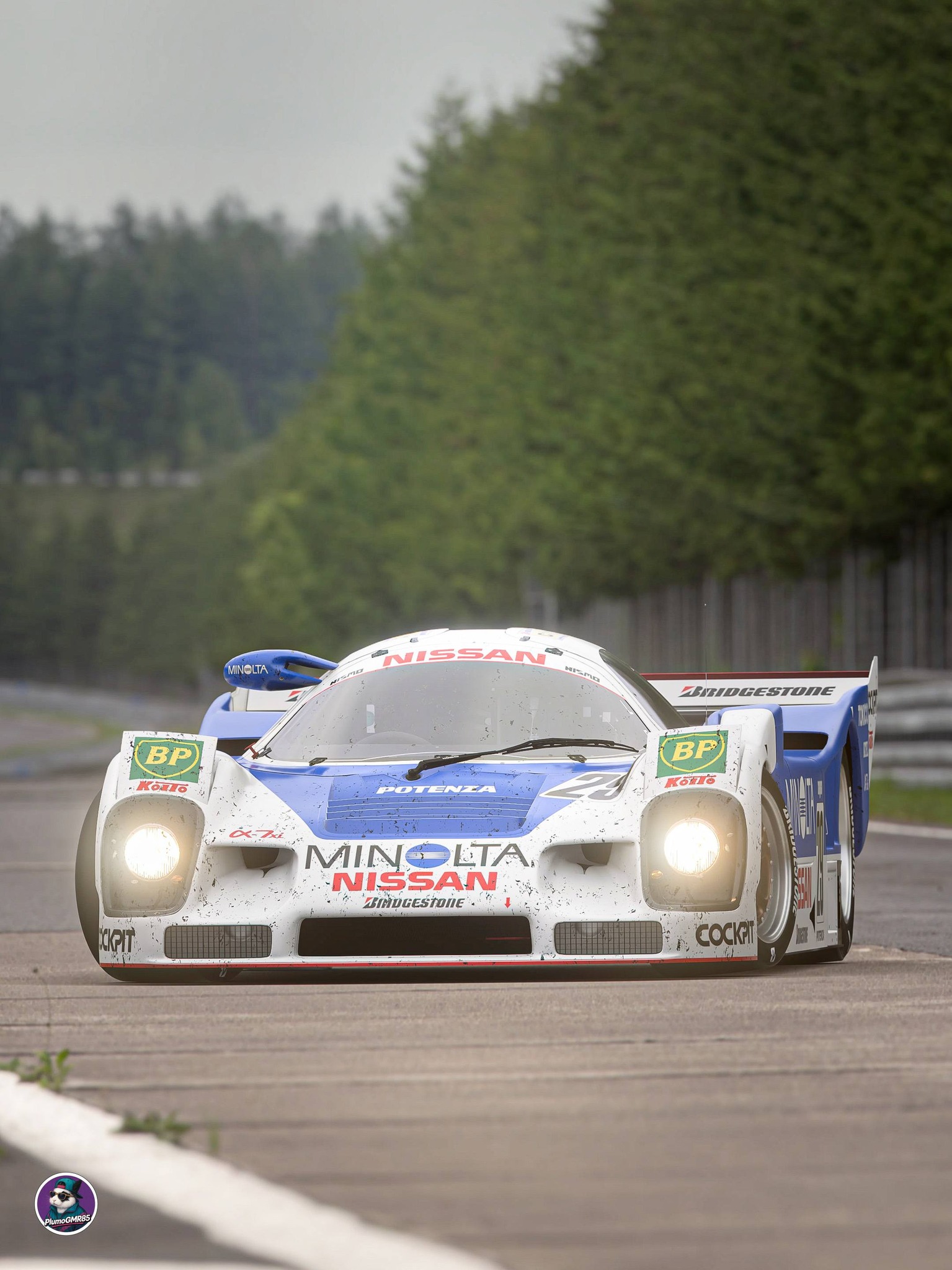 Minolta Nissan R92CP livery in Gran Turismo 7