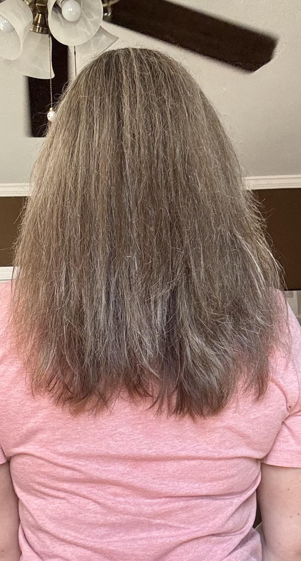 Why does my hair have a fluffy cotton texture?