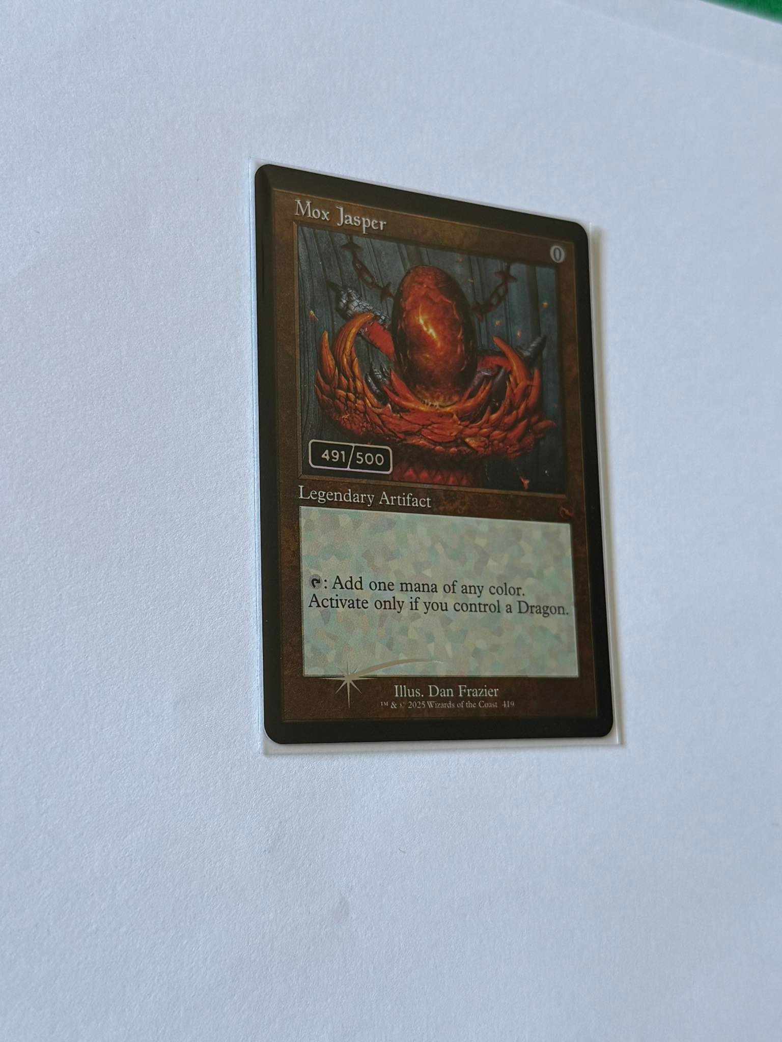 Hello guys, pulled my first ever serialized card (in Italy)!! Mox 