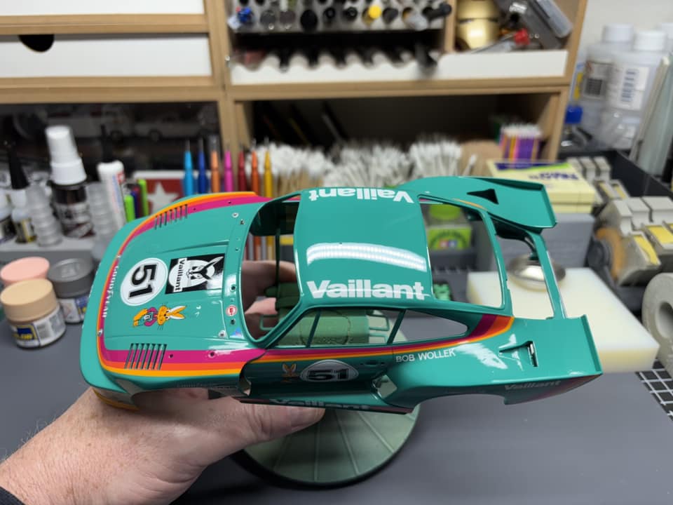 Tamiya 1/20 Porsche 935 Vaillant model build