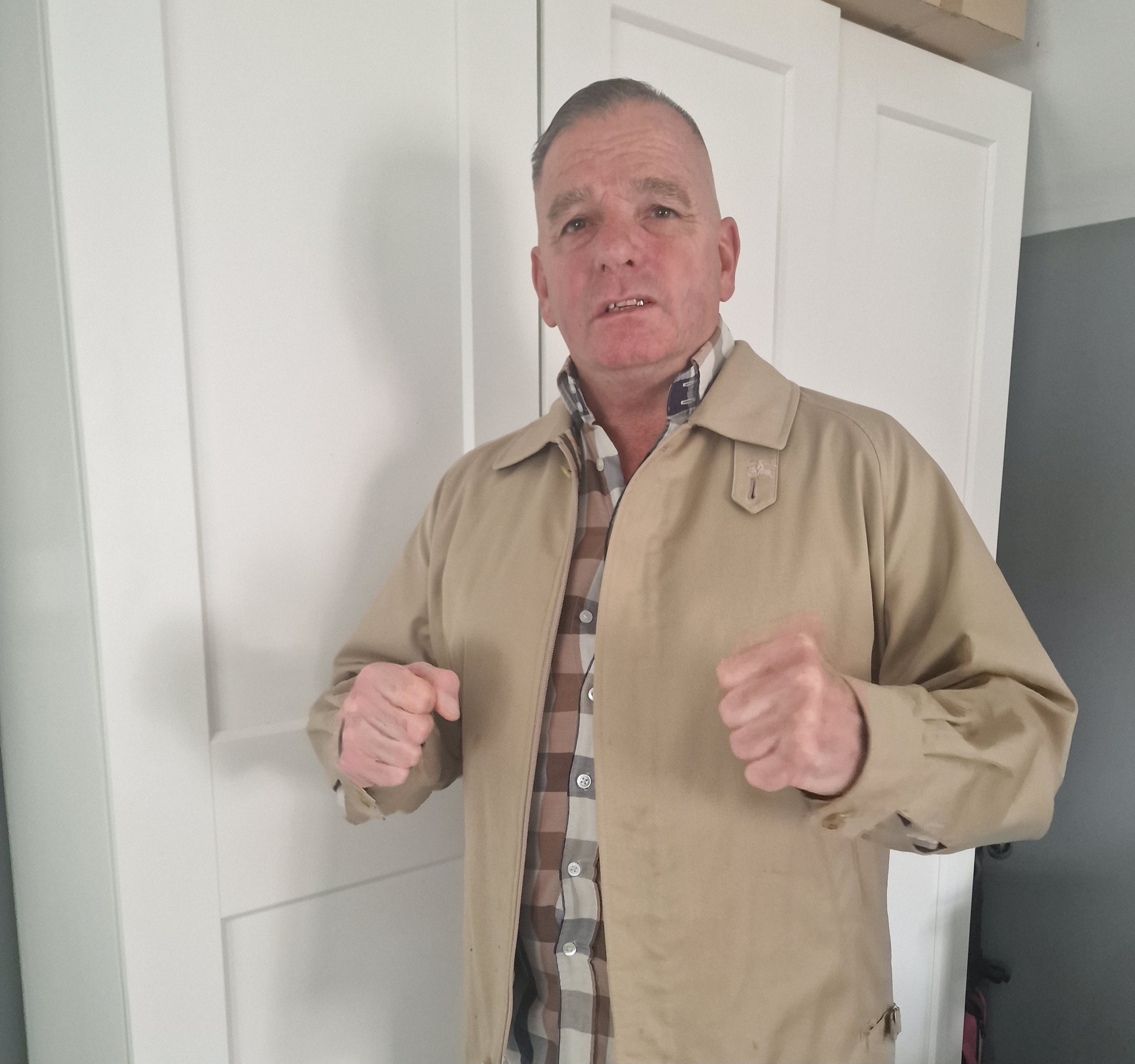 Vintage Burberry clothing from 80's and 90's