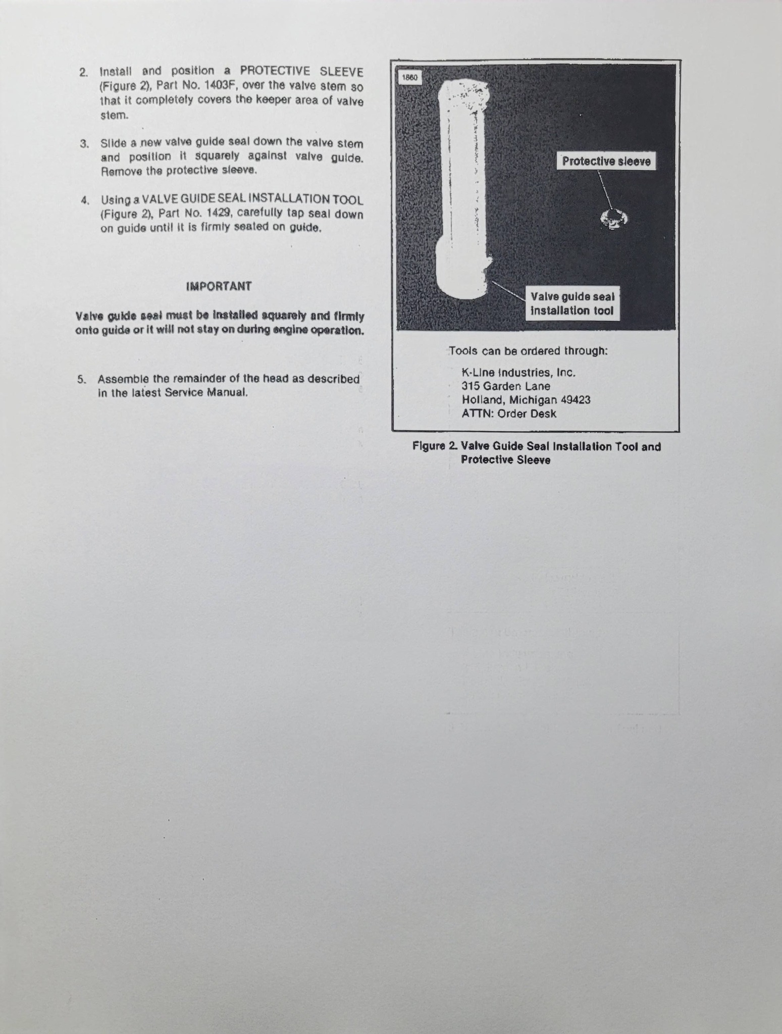 Harley Davidson's 1981 service bulletin updates for late shovelheads