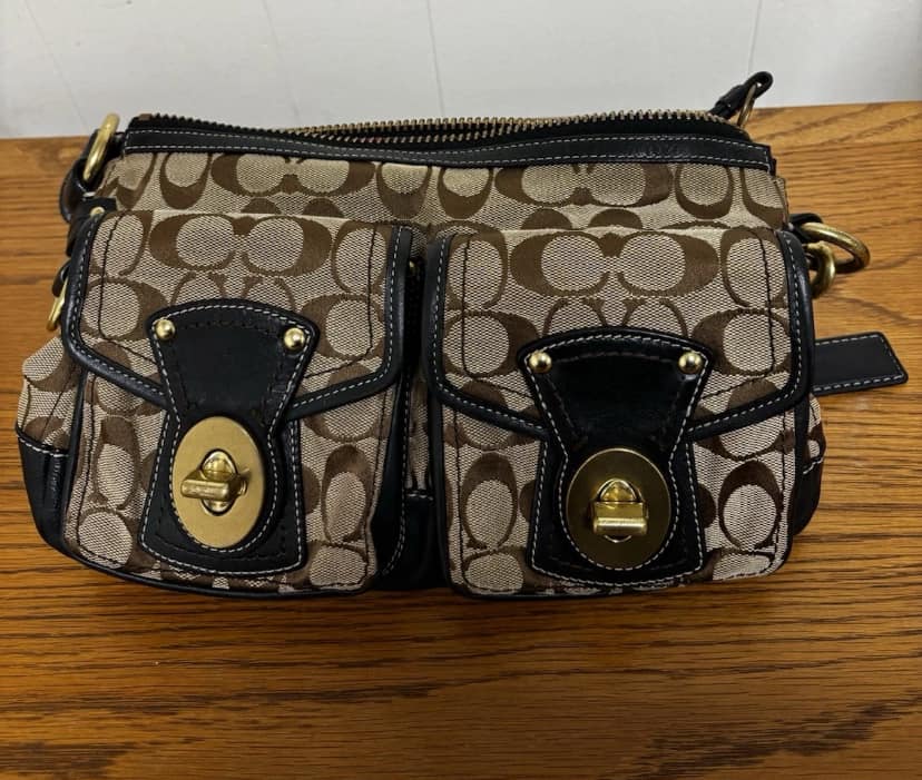 COACH Bleeker Legacy Soho Signature y2k Coach legacy y2k bag for sale
