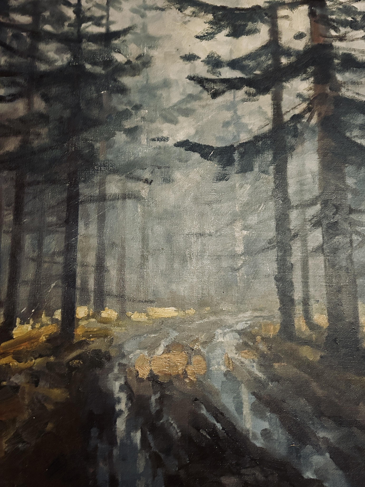 Rold Skov painting brings Danish forest to my home