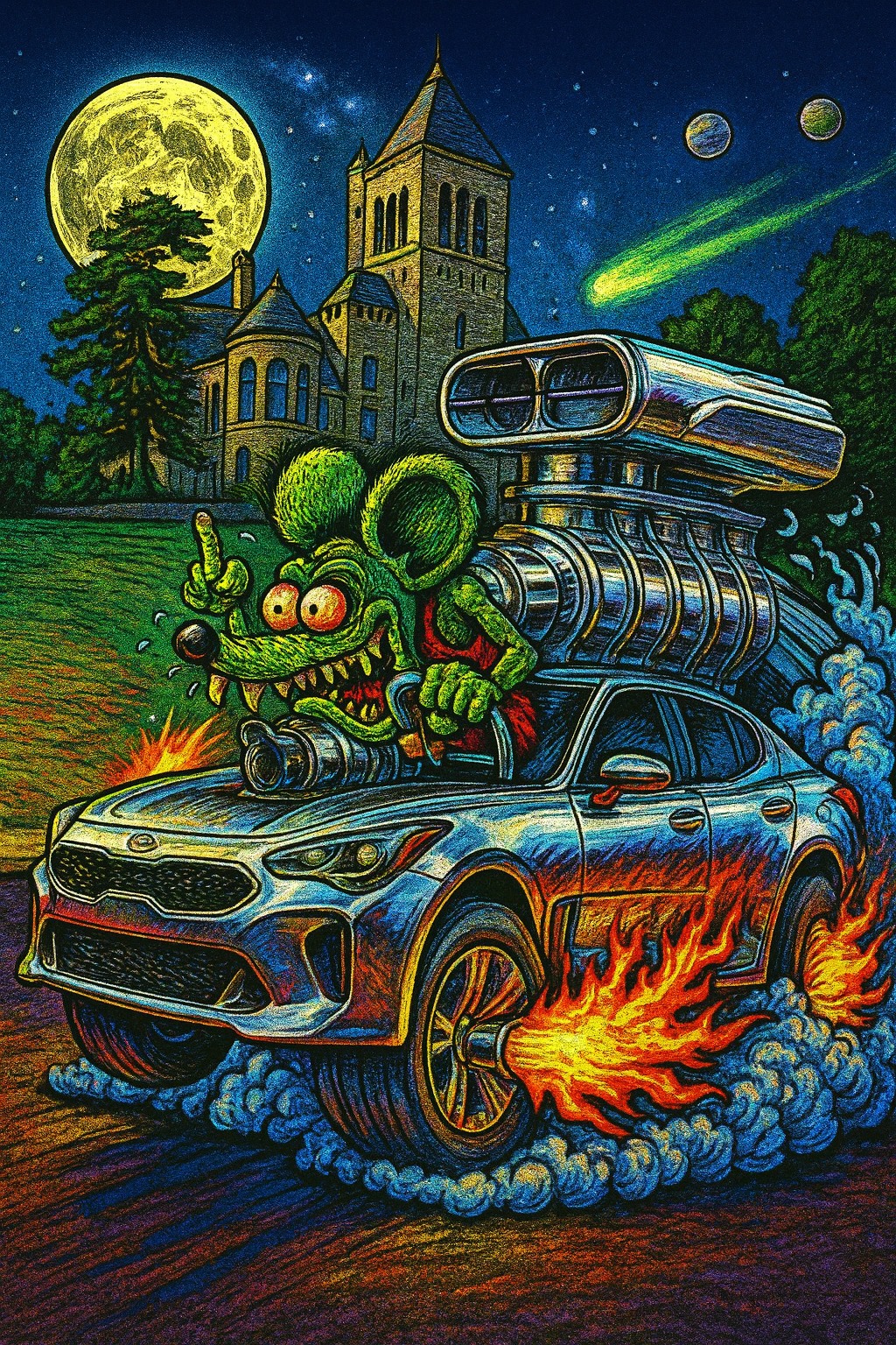 My modified 2004 Rat Fink ☺️