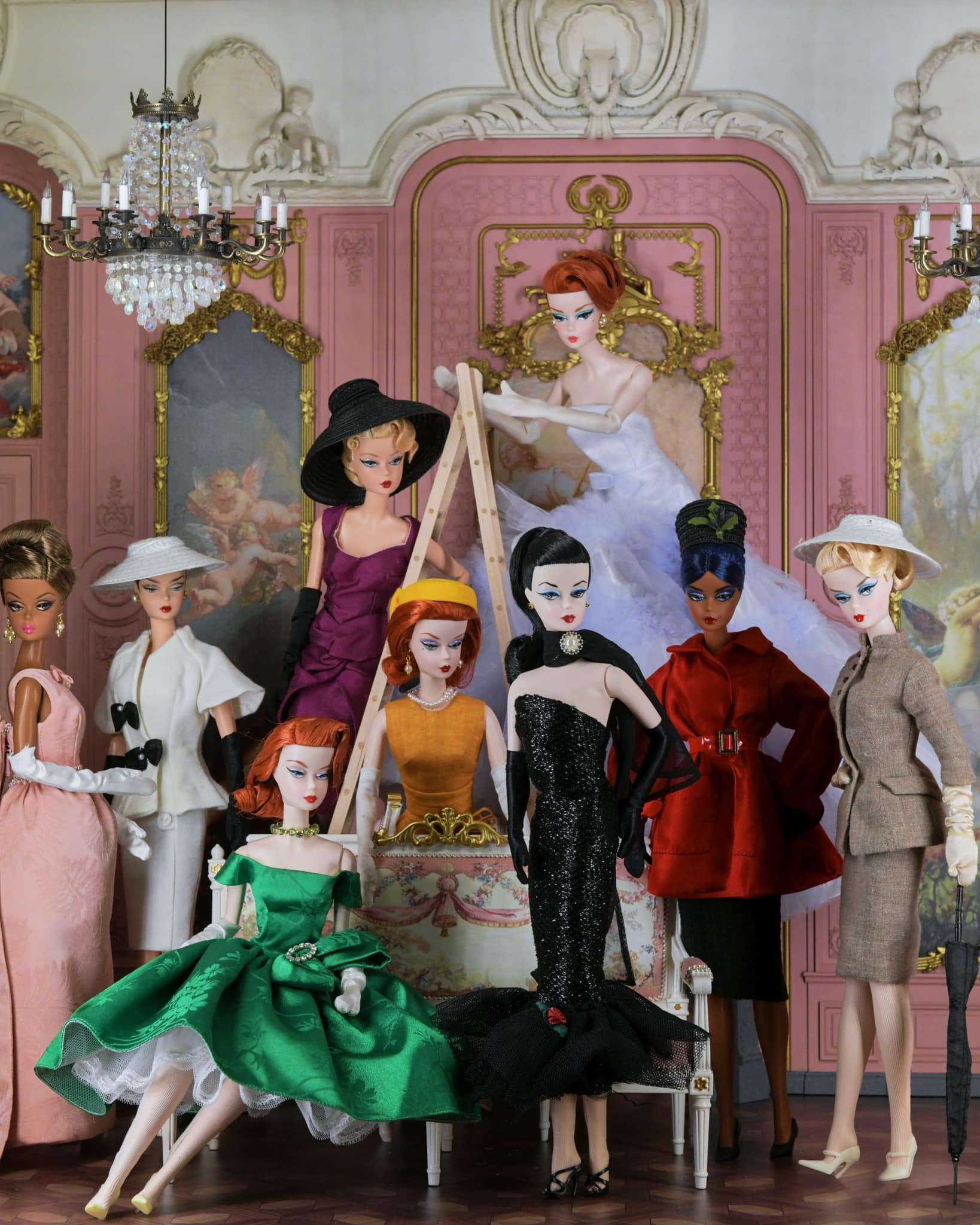 Recreating 1957 Christian Dior collection with Silkstones