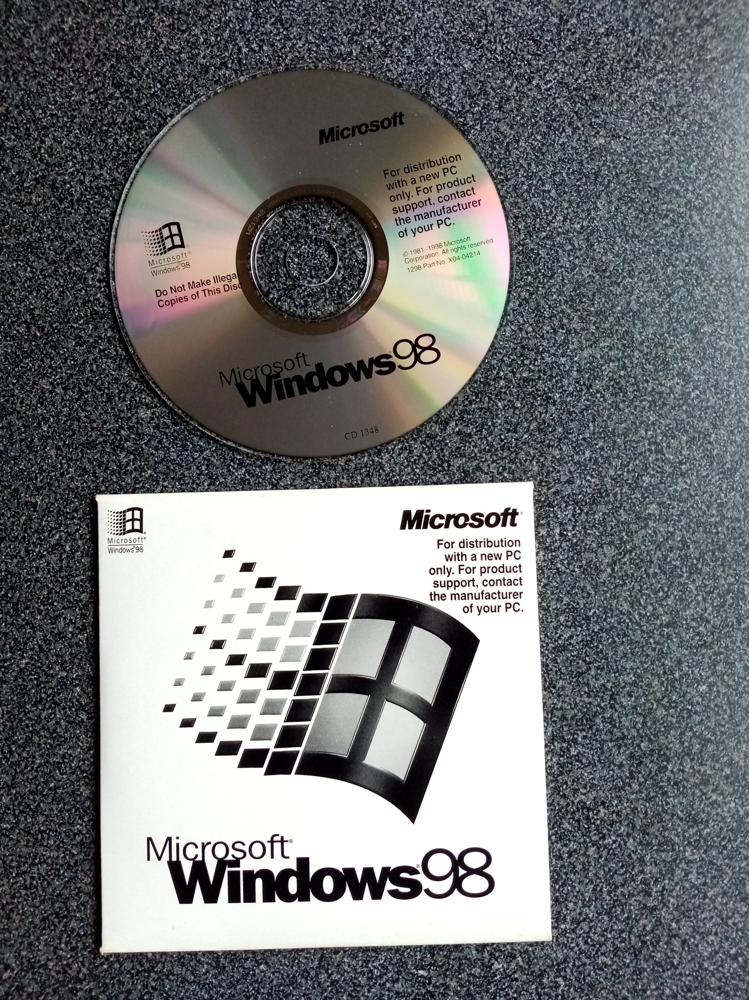 Where to find windows 98 installation cd?