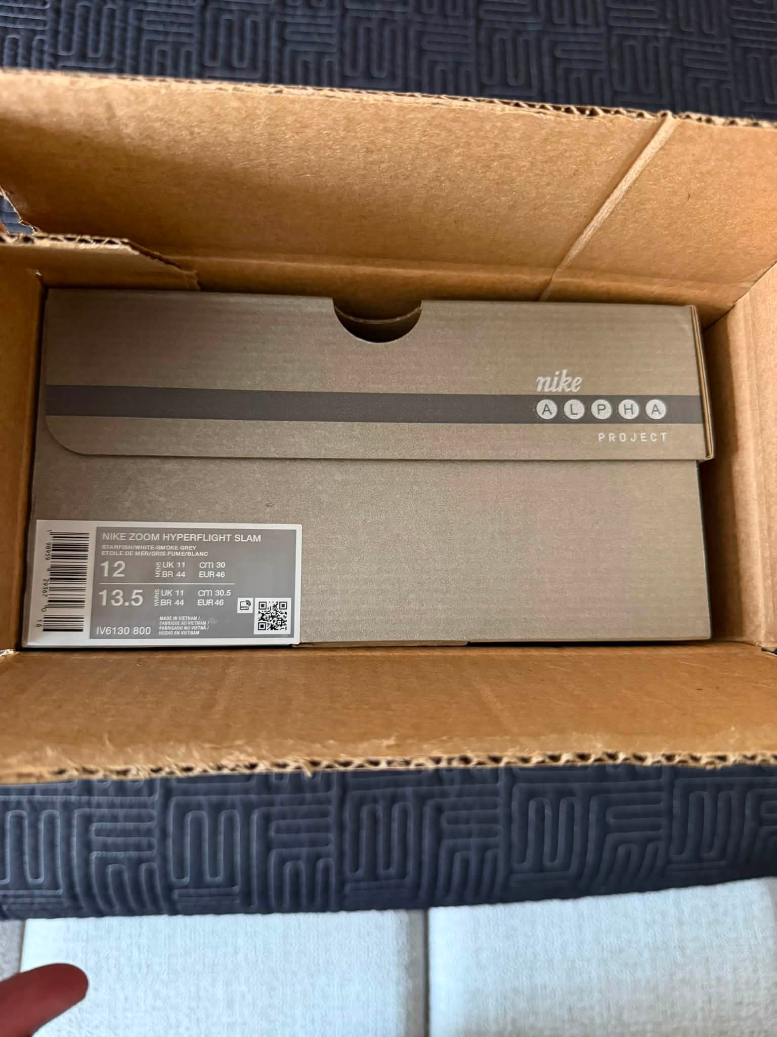 Nike Zoom Hyperflight Slam Collab sneakers delivered after order issue