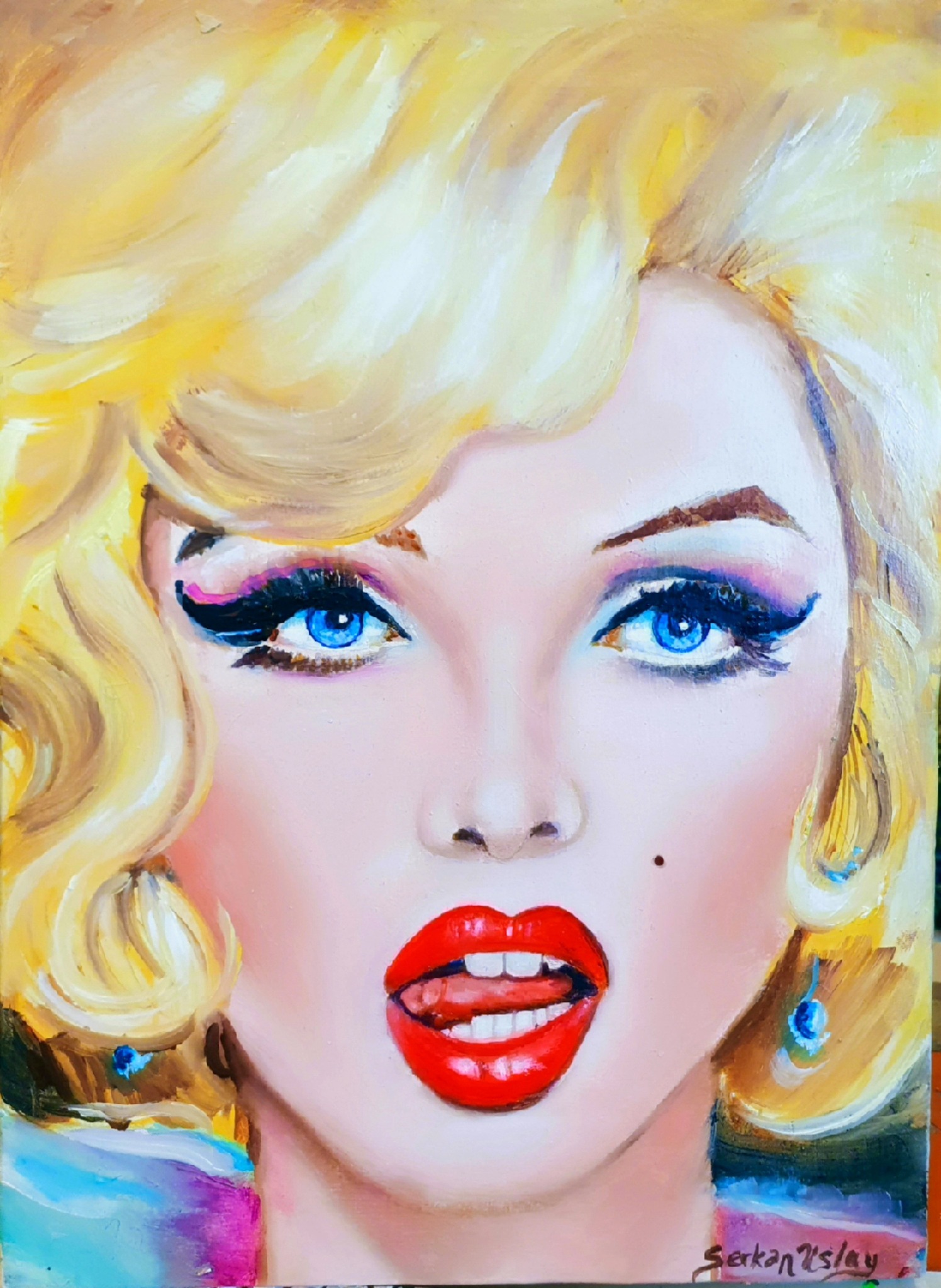 Marilyn Monroe C by Ron English