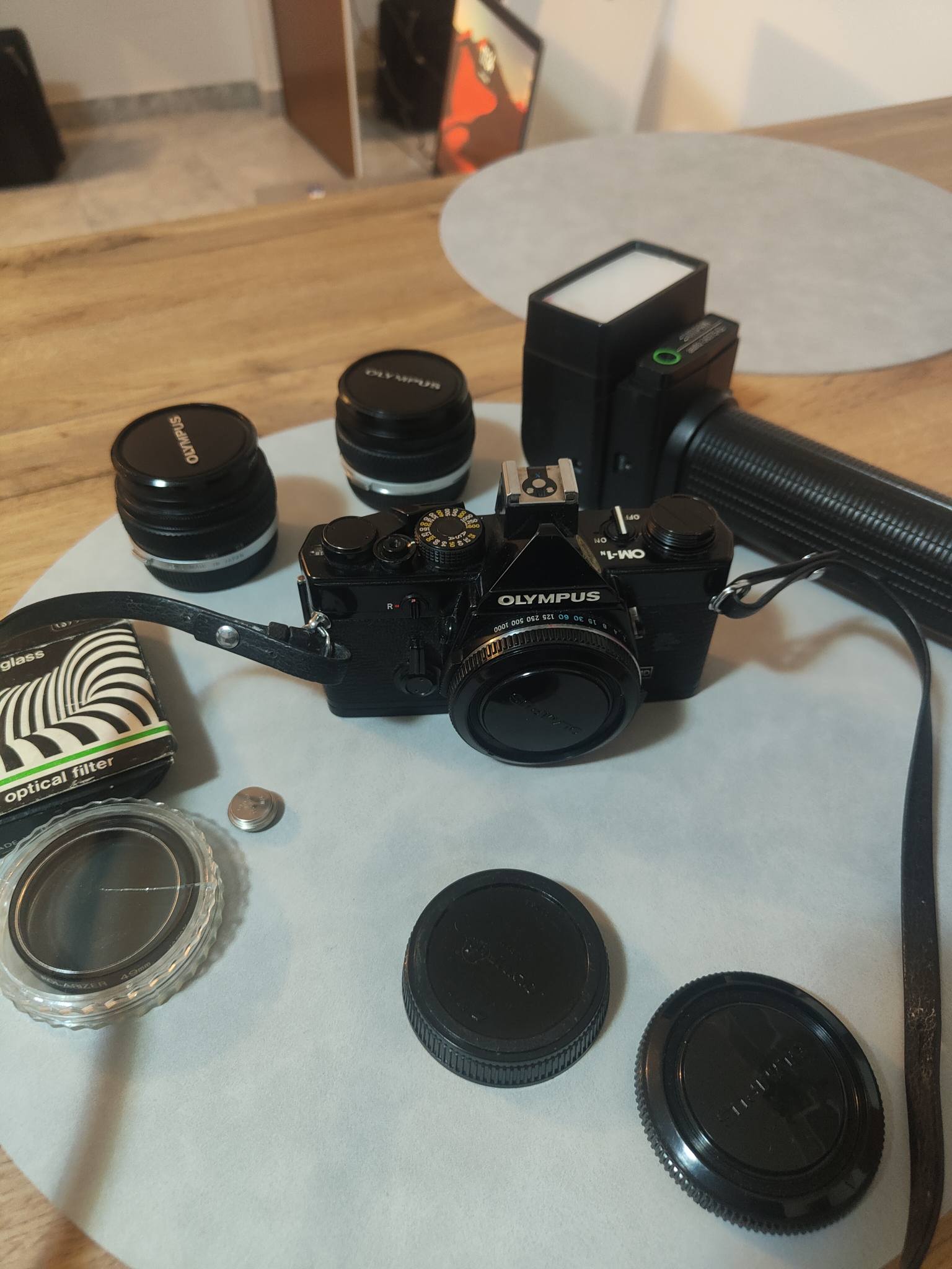 Impugnatura per Olympus OM-4, OM-4 Ti, OM-3 e OM-2SP