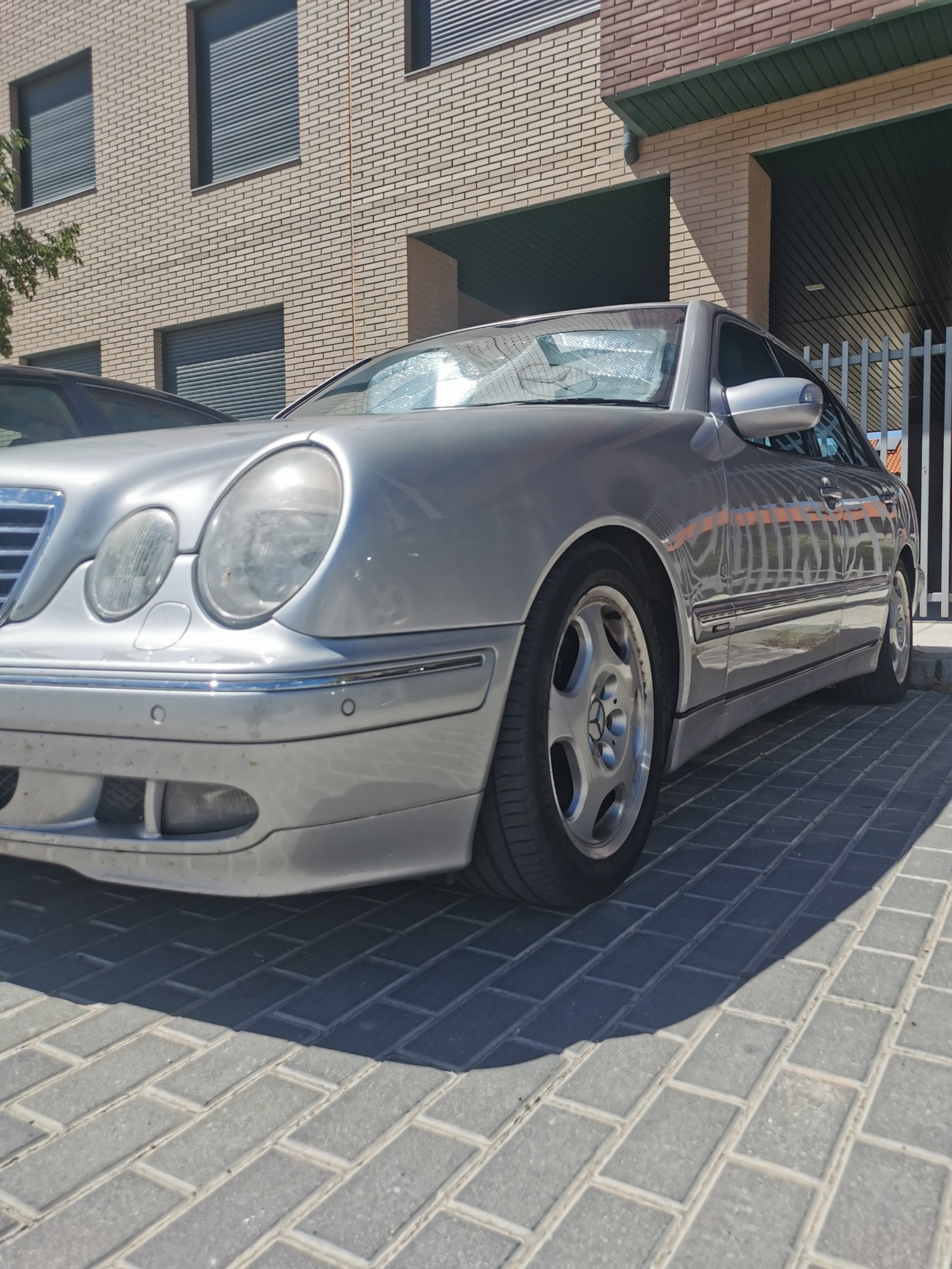 Pareja De Luces Marcadoras Laterales LED ámbar Ahumado Para Mercedes E-Class W211 2007-2009 (facelift)