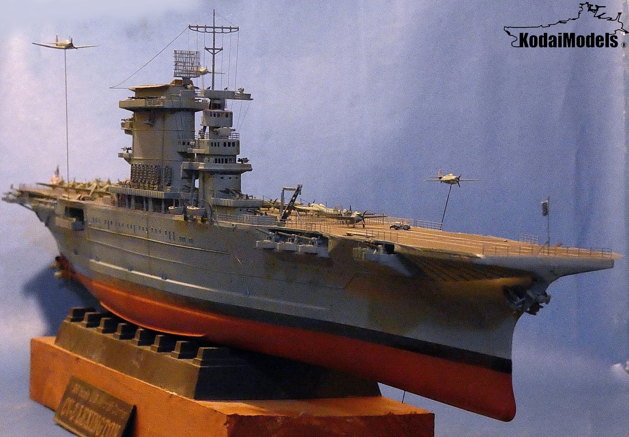USS Lexington CV-2 1942 model restoration