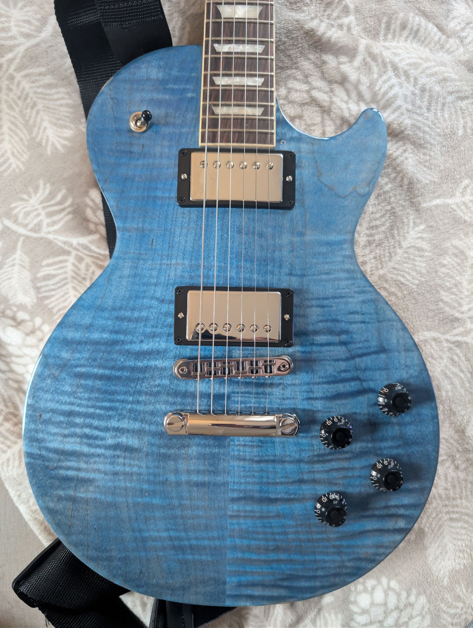 This is my Ocean Blue 2015 Les Paul Traditional.