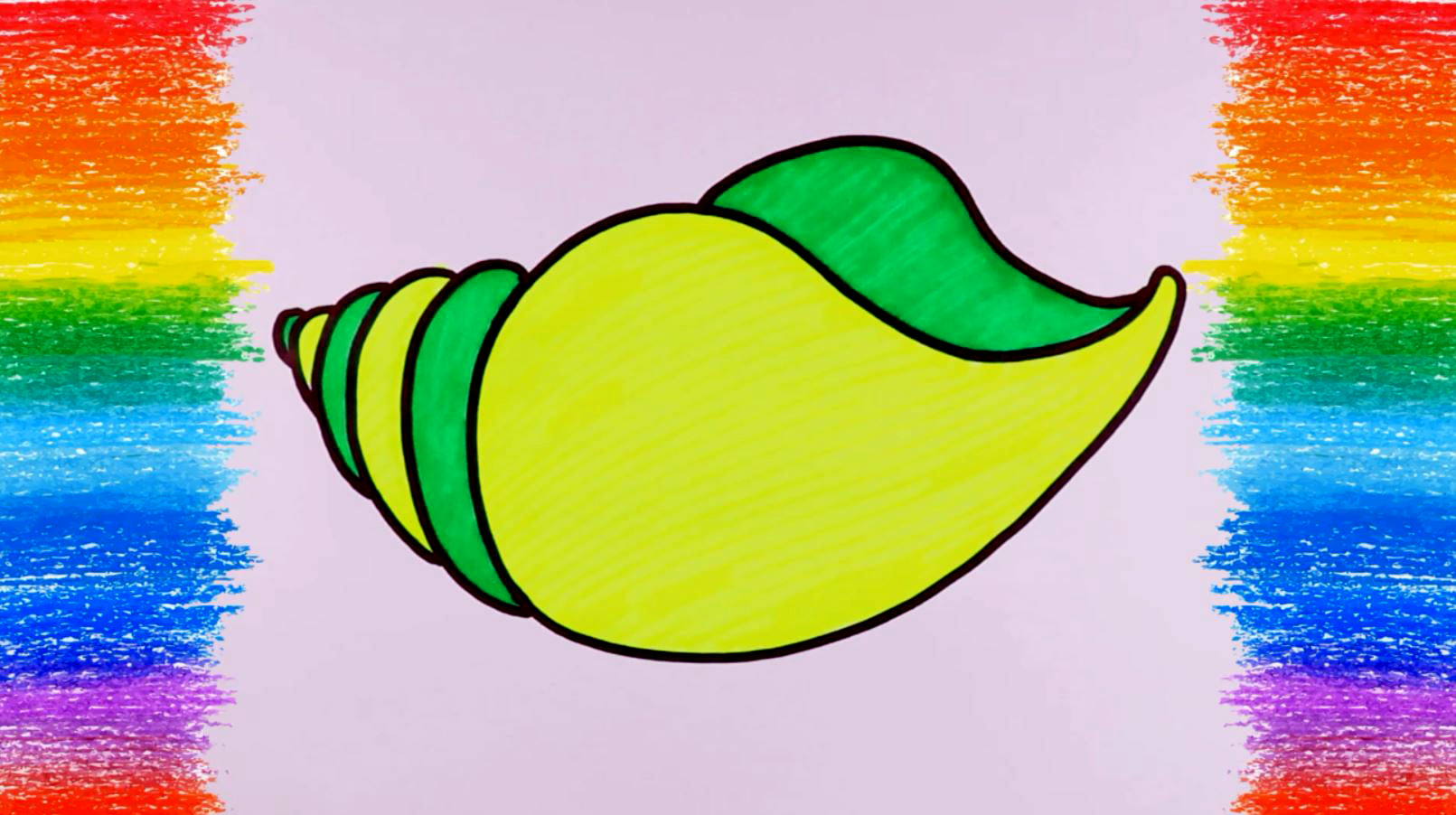 Easy Drawings for Beginners - How to draw conch 🐌step by step drawing ...