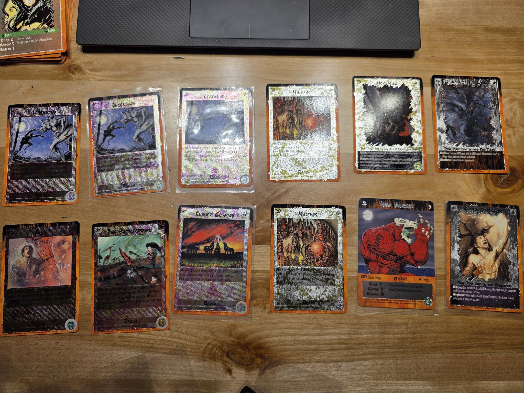 All cold foils Attack of the Vine - 54 cards total. PM me if