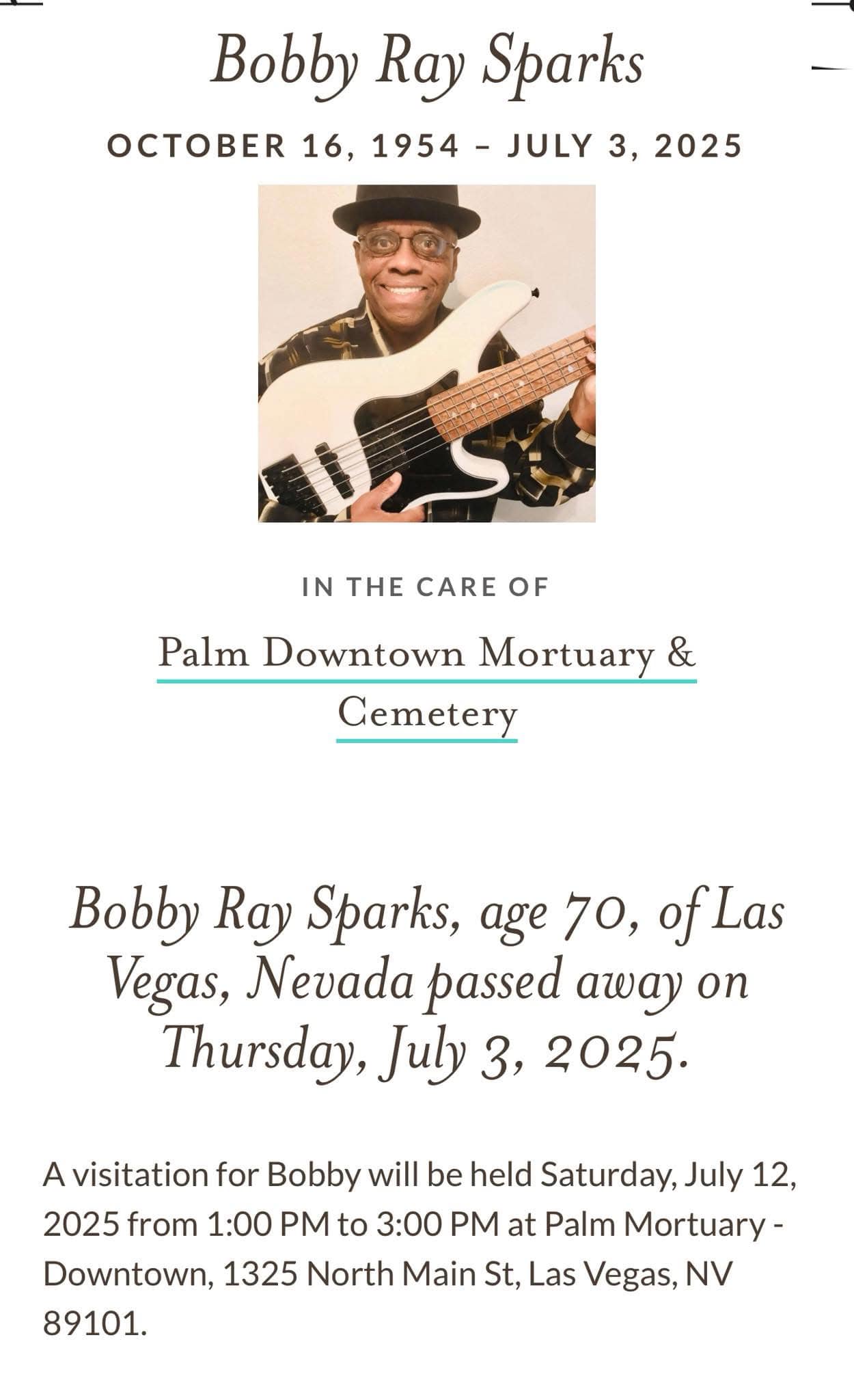 Bobby Ray Sparks