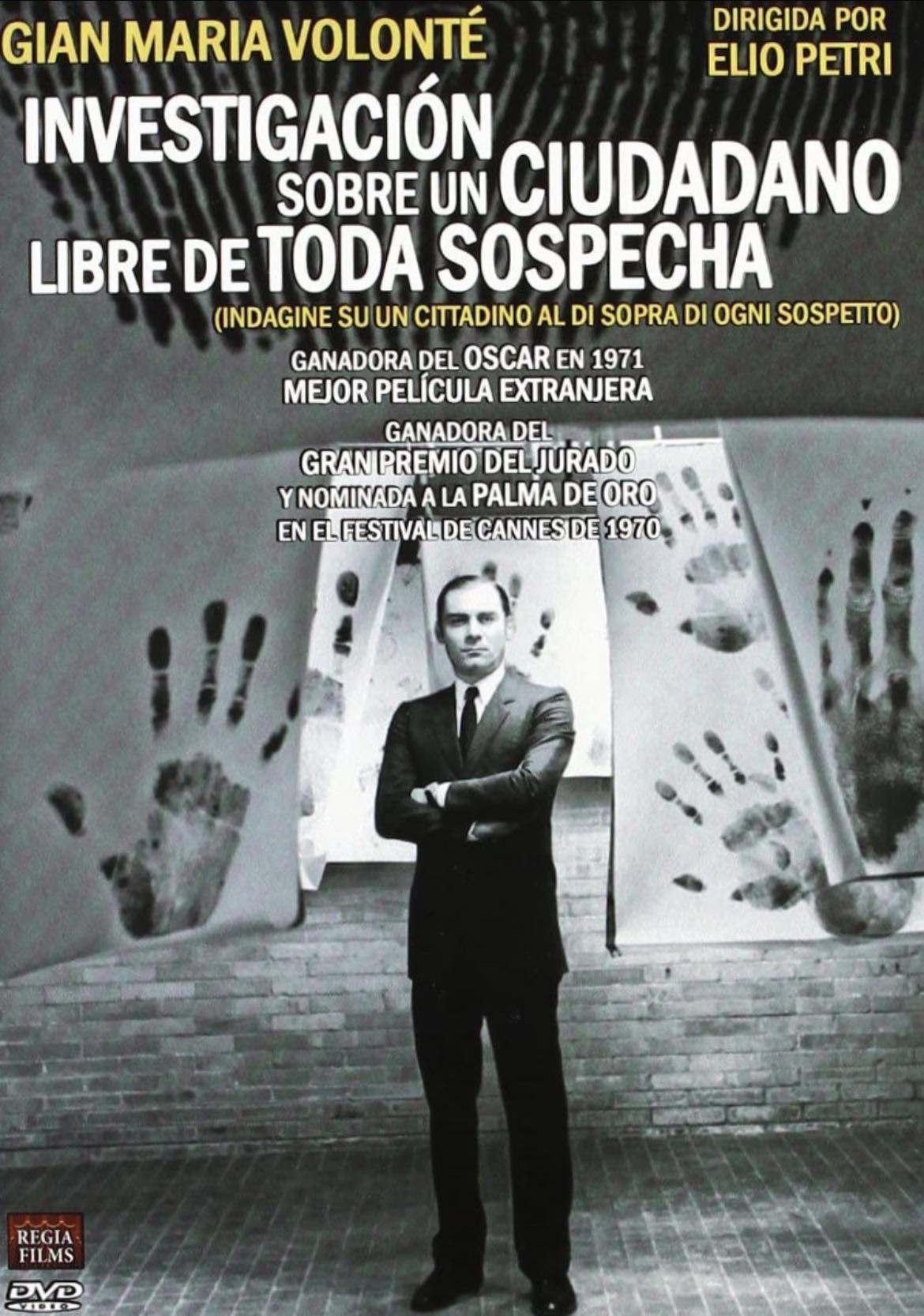 Investigation of a Citizen Above Suspicion (1970 It) dir. Elio Petri